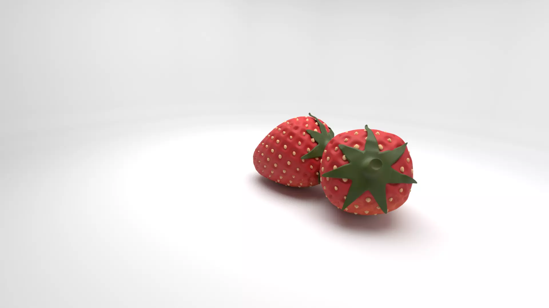 Strawberry 3D model_3