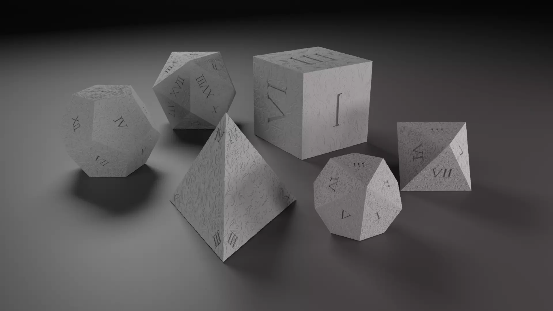 DND Dice Set2 3D print model