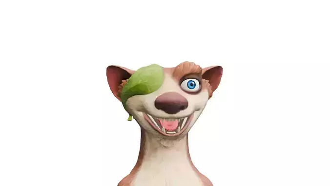 Buck - Ice Age Low-poly 3D model