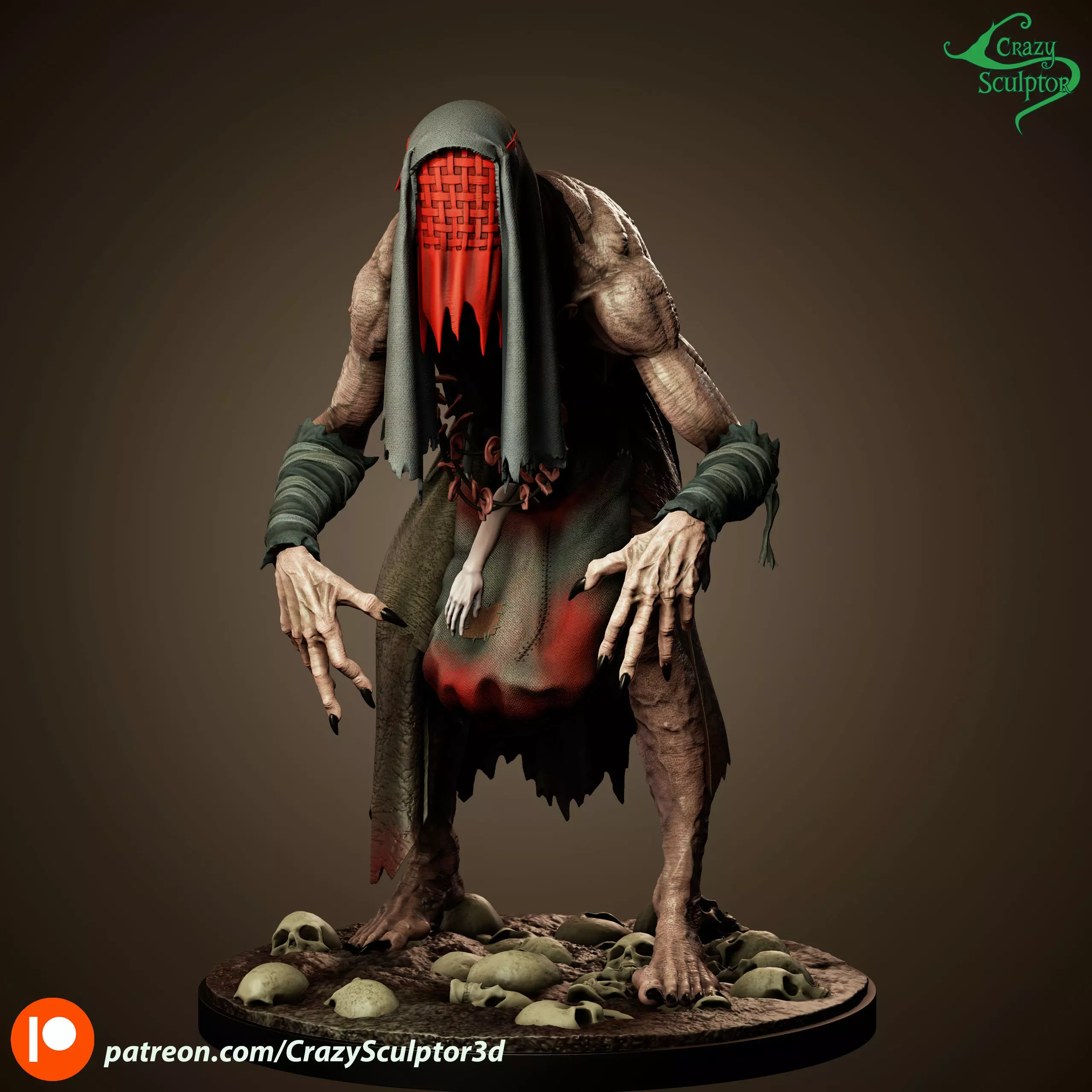 Crones the Witcher 3 3D print model