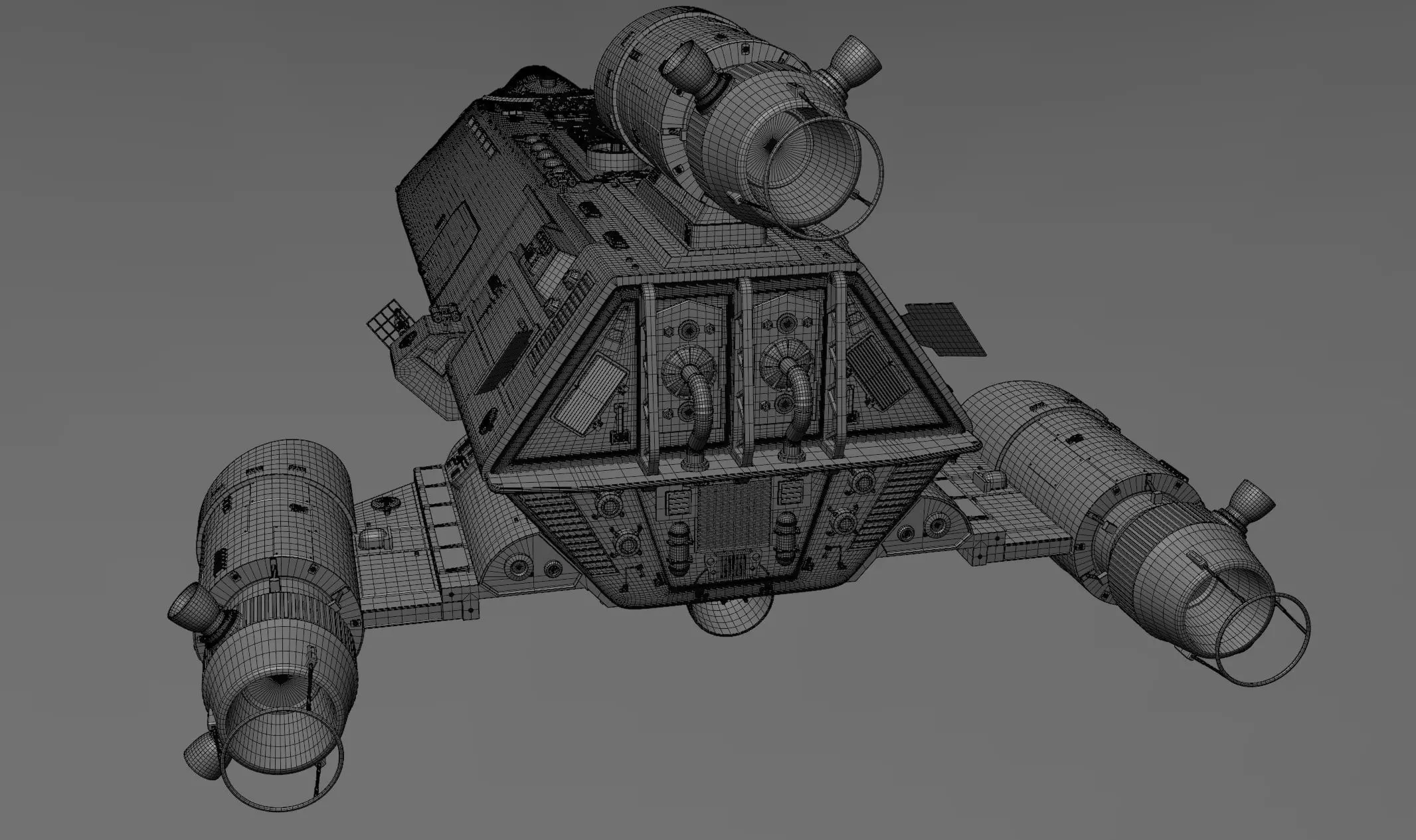 Battlestar Galactica - Standard Colonial Transport 3D model_19