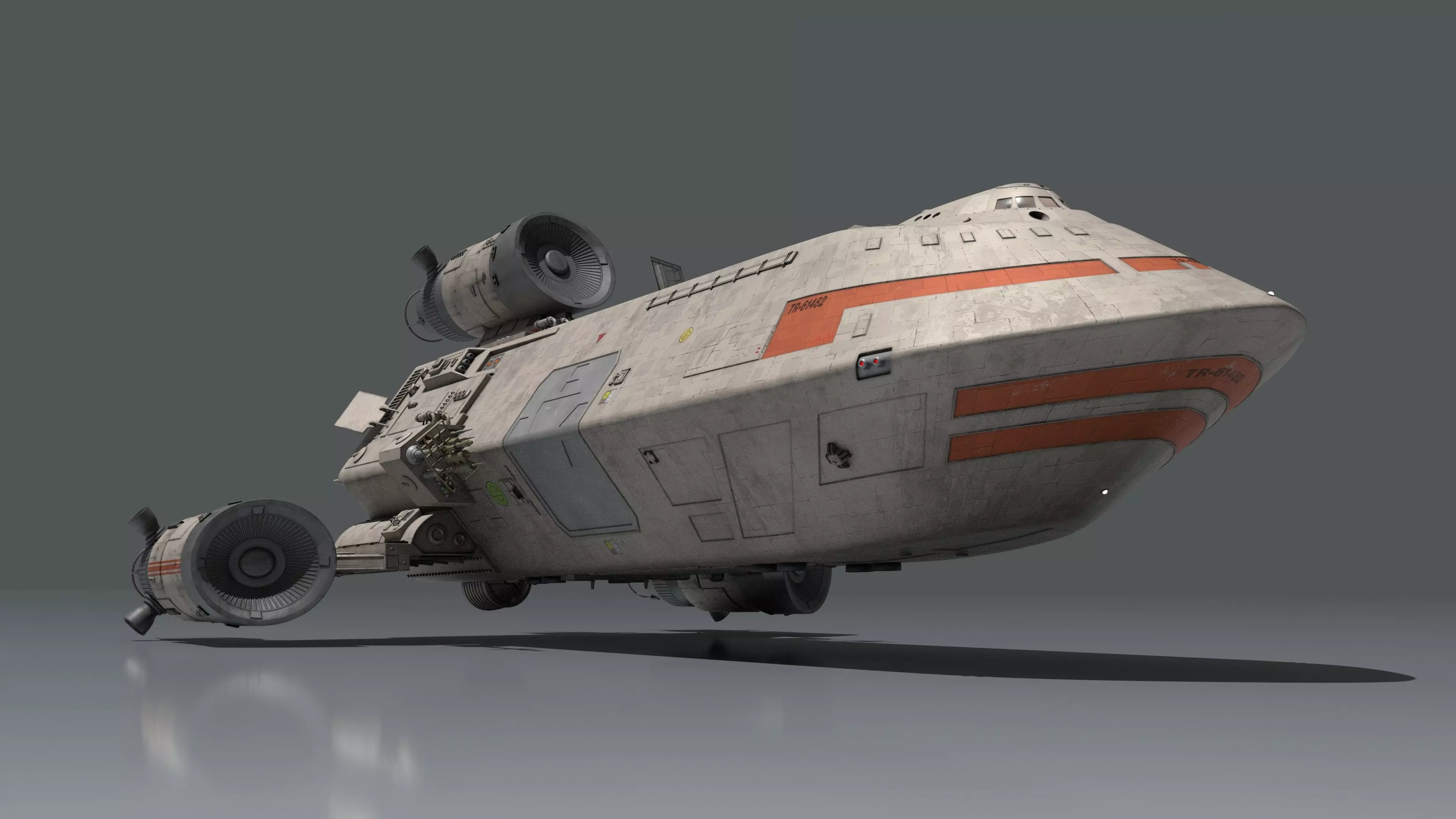 Battlestar Galactica - Standard Colonial Transport 3D model_5