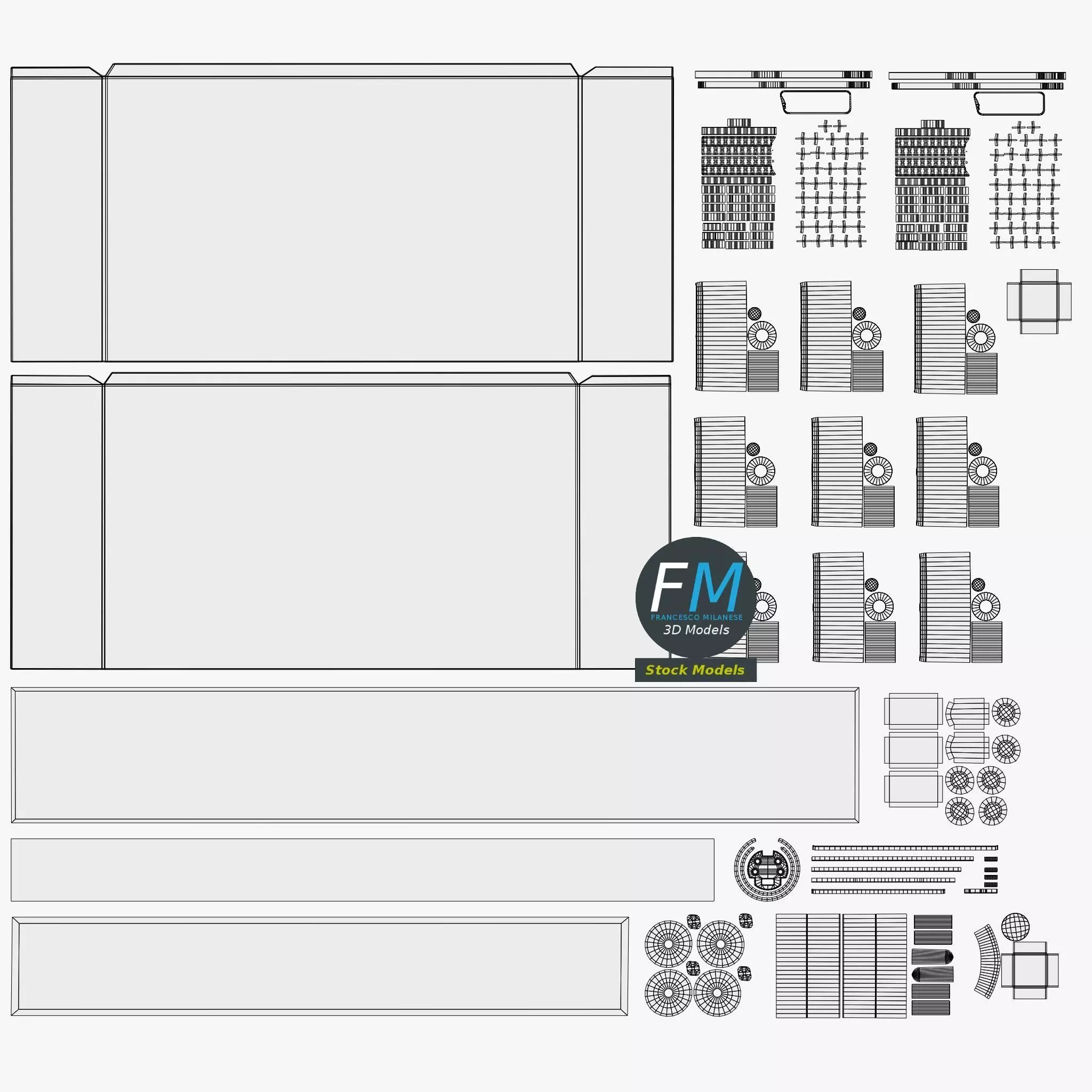 DVD-VCR recorder 3D model_11