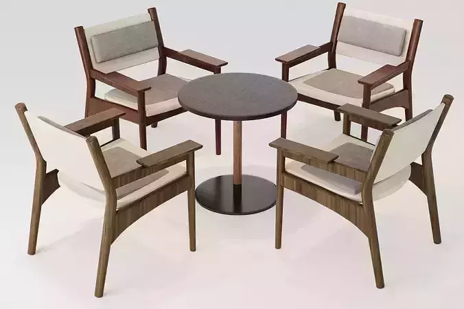 tea table and chairs