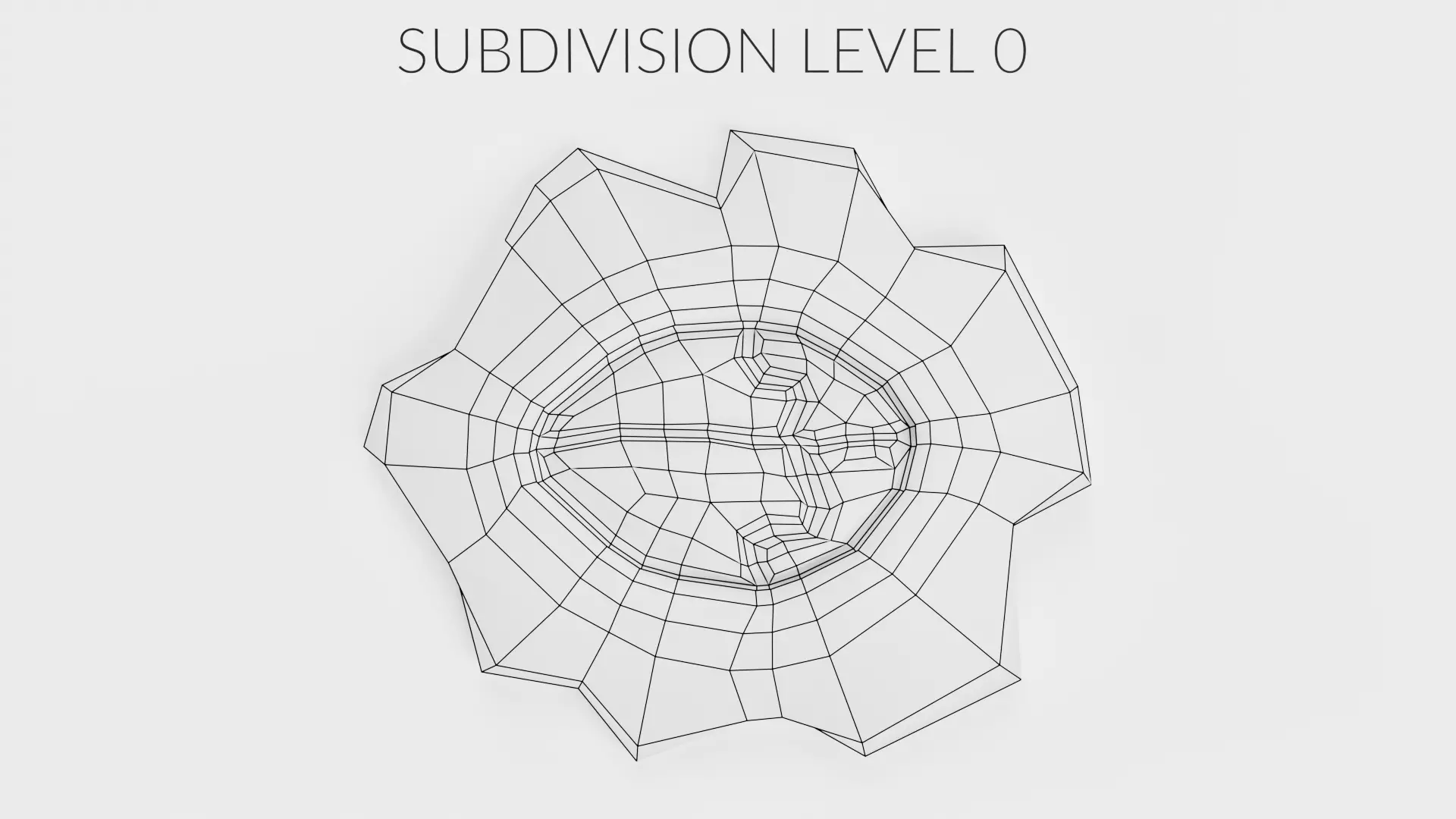 Cornish Rock Barnacle - Chthamalus Stellatus - Marine Low-poly 3D model_10