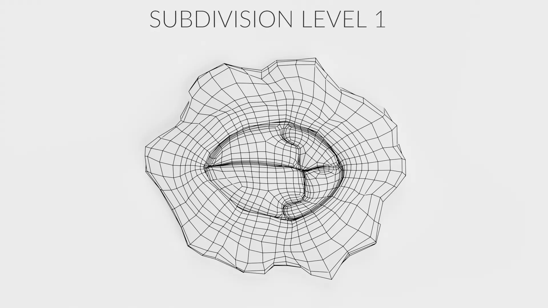 Cornish Rock Barnacle - Chthamalus Stellatus - Marine Low-poly 3D model_11