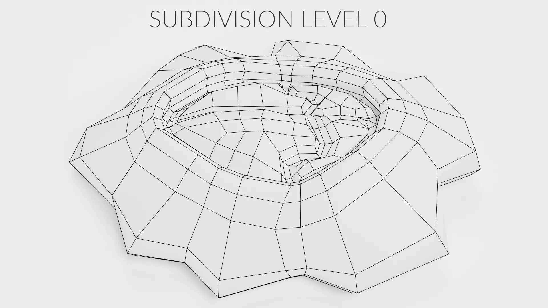 Cornish Rock Barnacle - Chthamalus Stellatus - Marine Low-poly 3D model_8