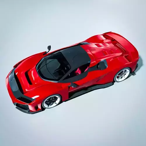 Ferrari F80 2025 3D model