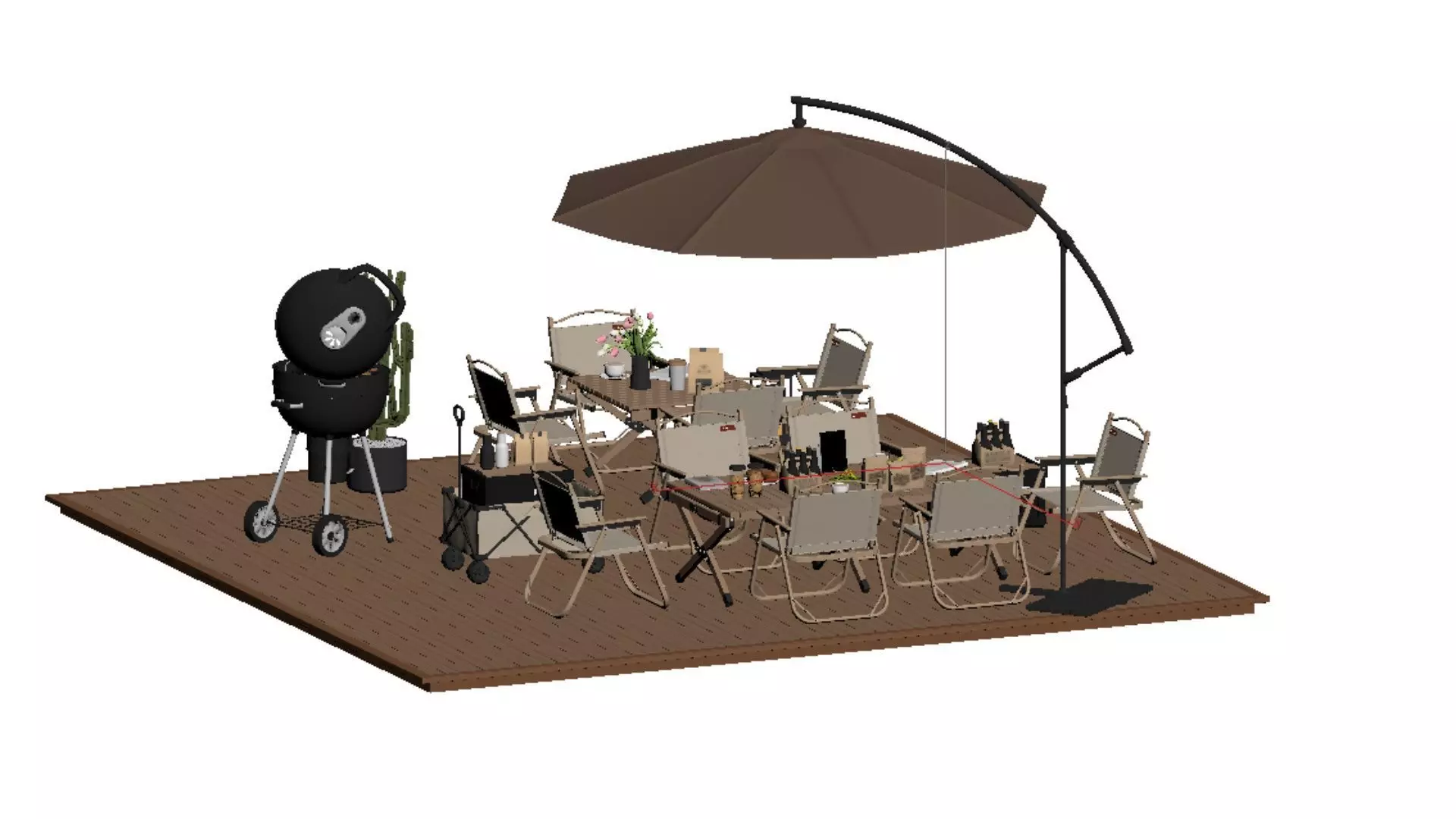 camping 3D model_4