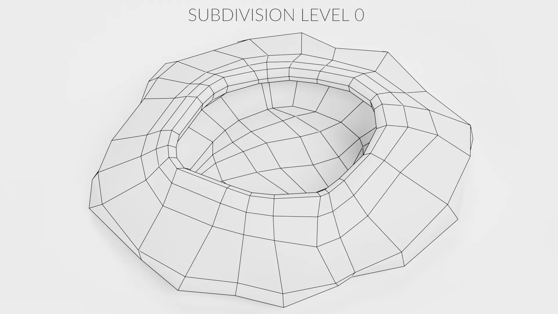 Rock Barnacle Empty - Chthamalus Stellatus - Marine Low-poly 3D model_8