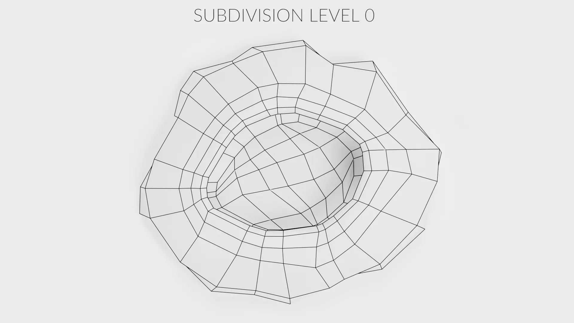 Rock Barnacle Empty - Chthamalus Stellatus - Marine Low-poly 3D model_10