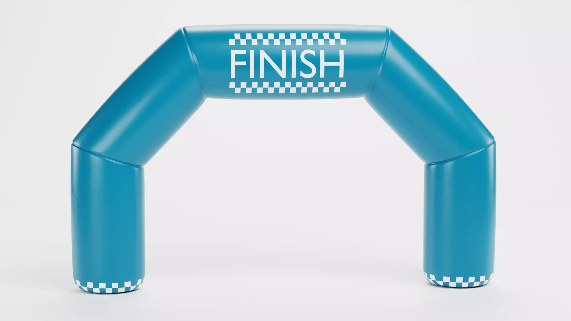 Inflatable Gate - Start and Finish Low-poly 3D model_2