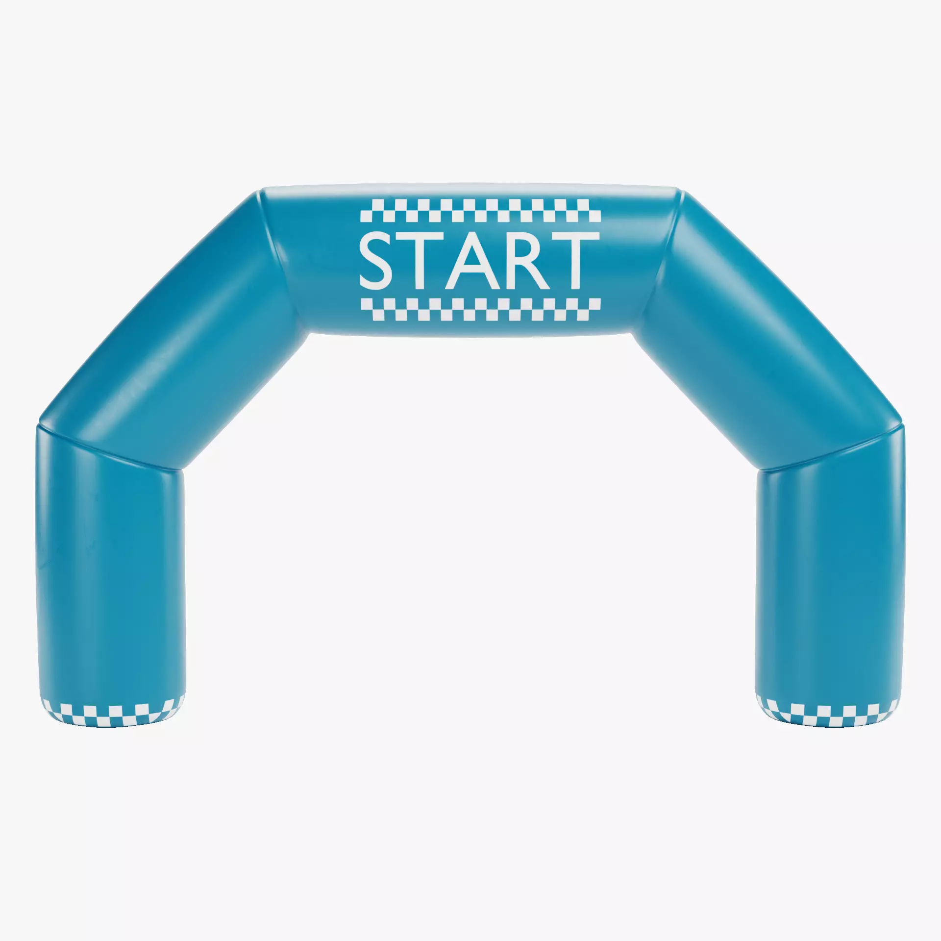 Inflatable Gate - Start and Finish Low-poly 3D model_12