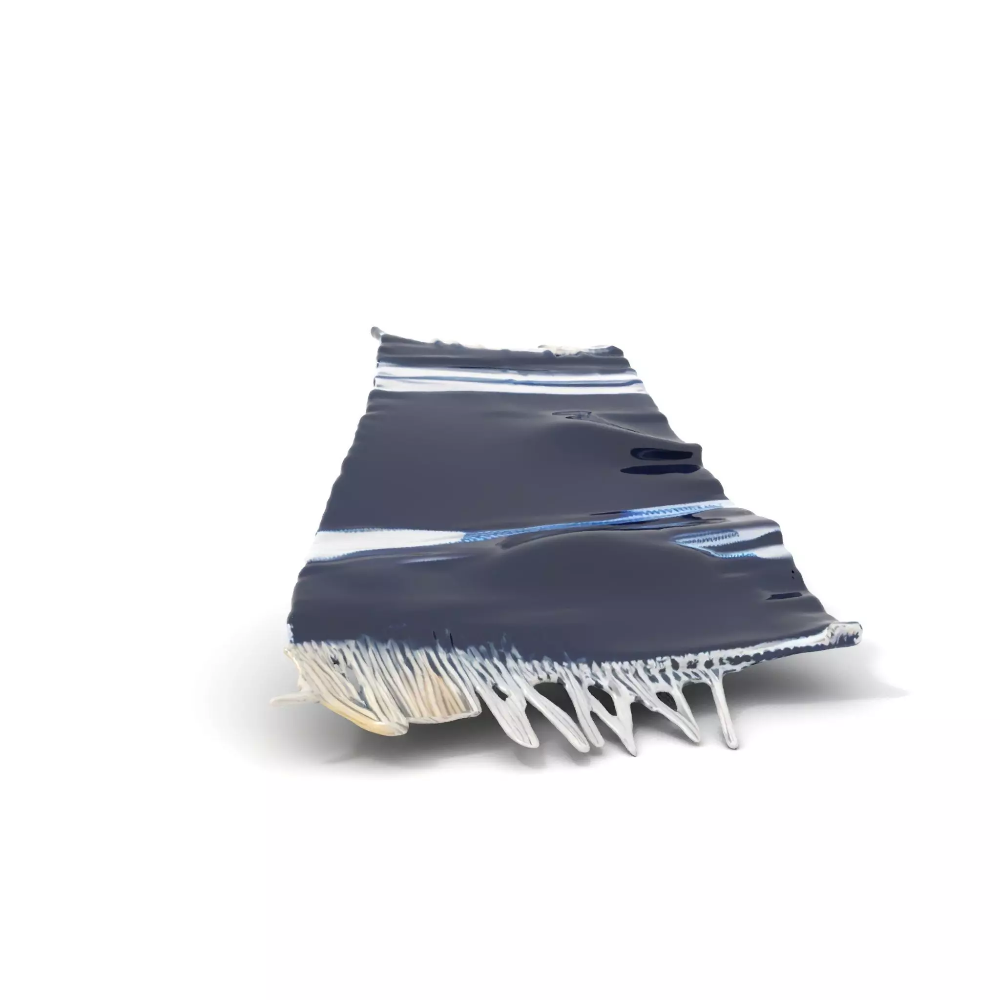 Navy Striped Towel model pack Low-poly 3D model_0