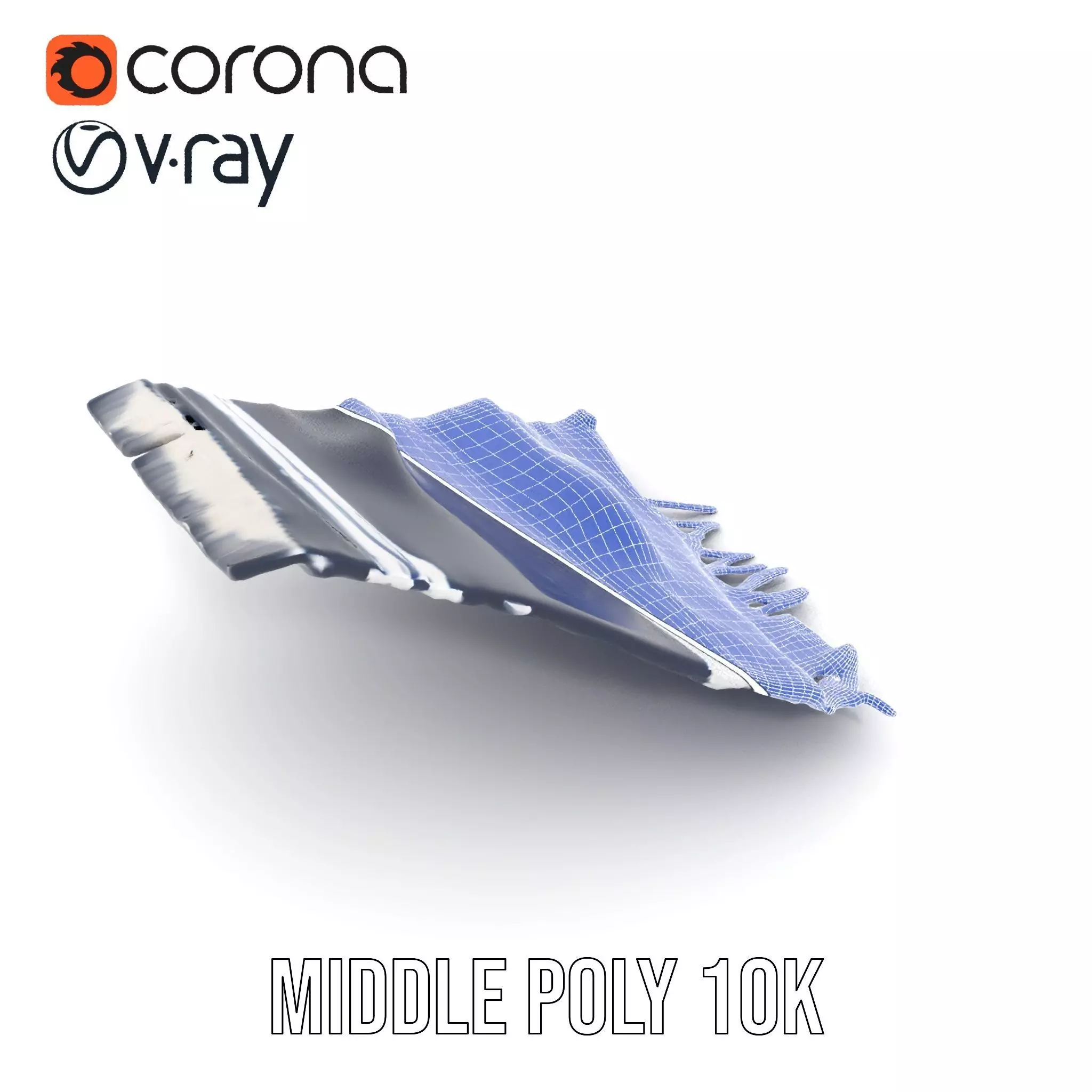 Navy Striped Towel model pack Low-poly 3D model_22