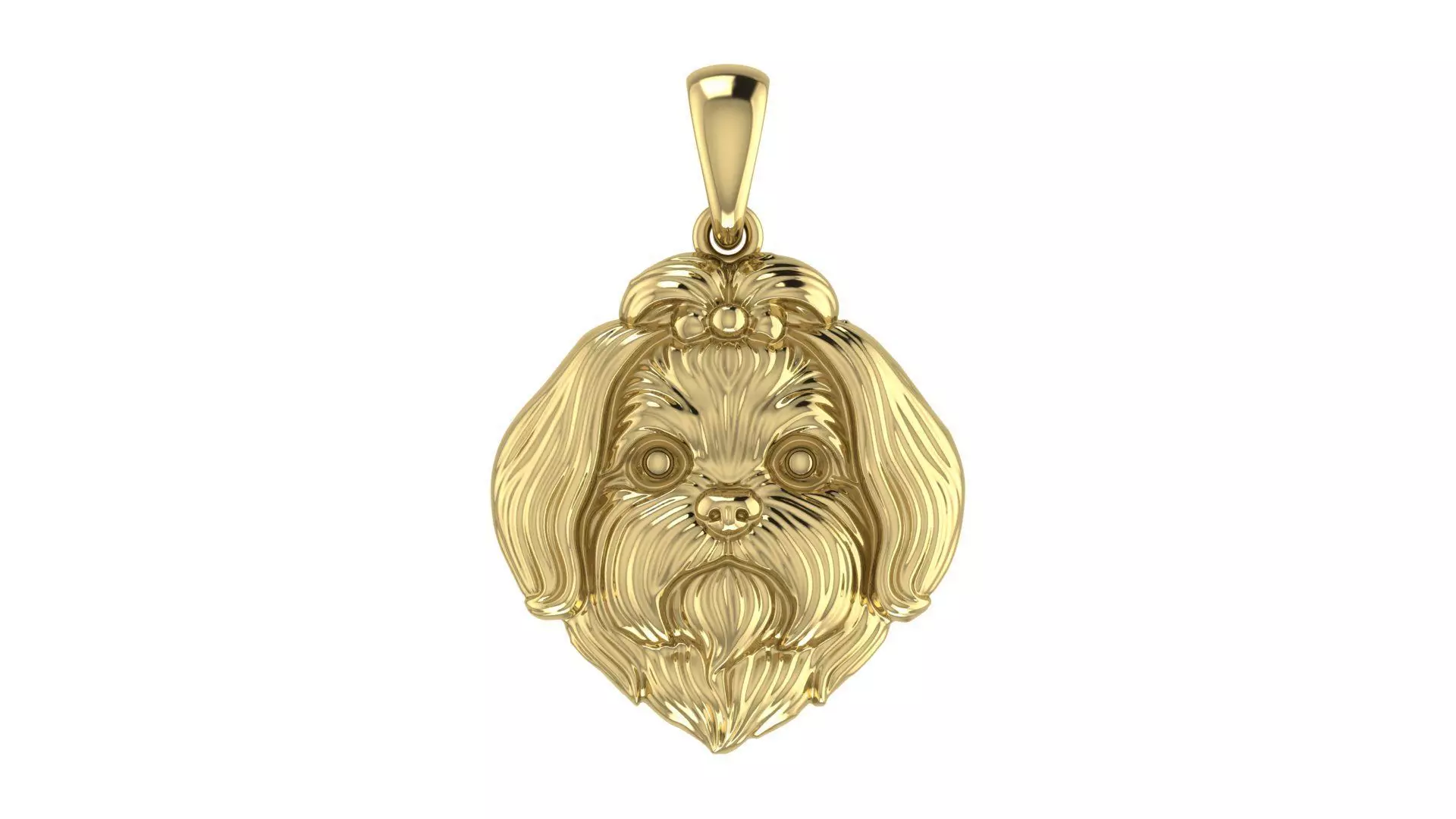 Shih Tzu Pendant 3D print model