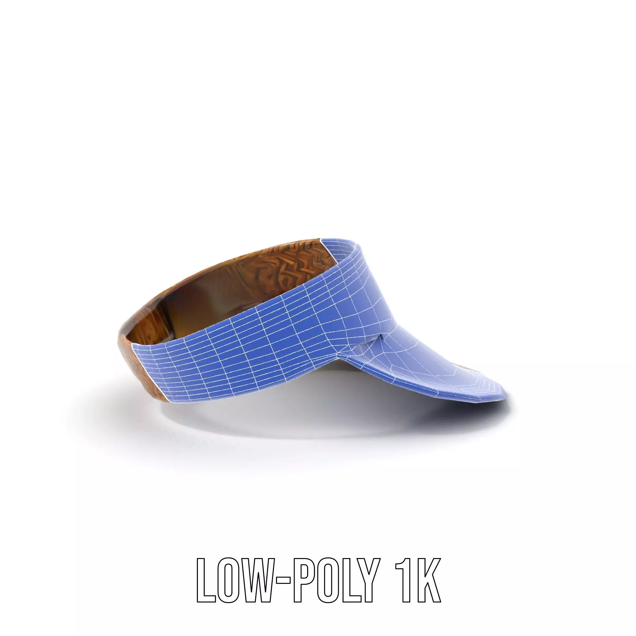 Natural Straw Sun Visor model pack Low-poly 3D model_18