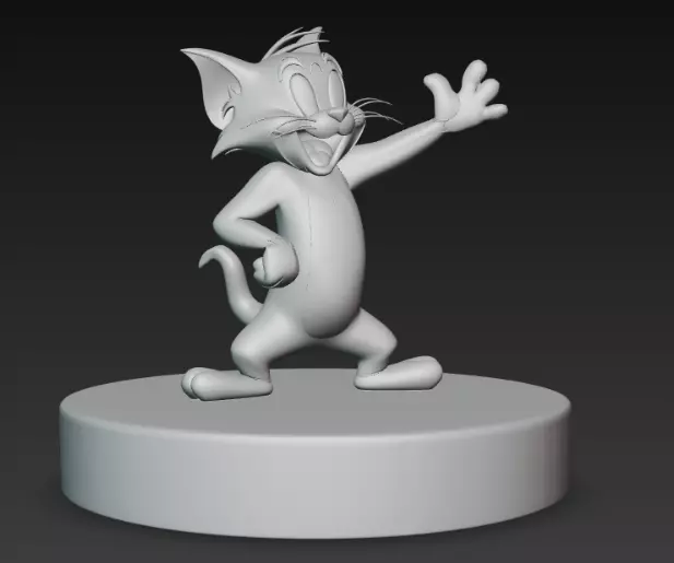 Tom Jerry Iconic Pose 3D Model For 3D Print 3D print model_1