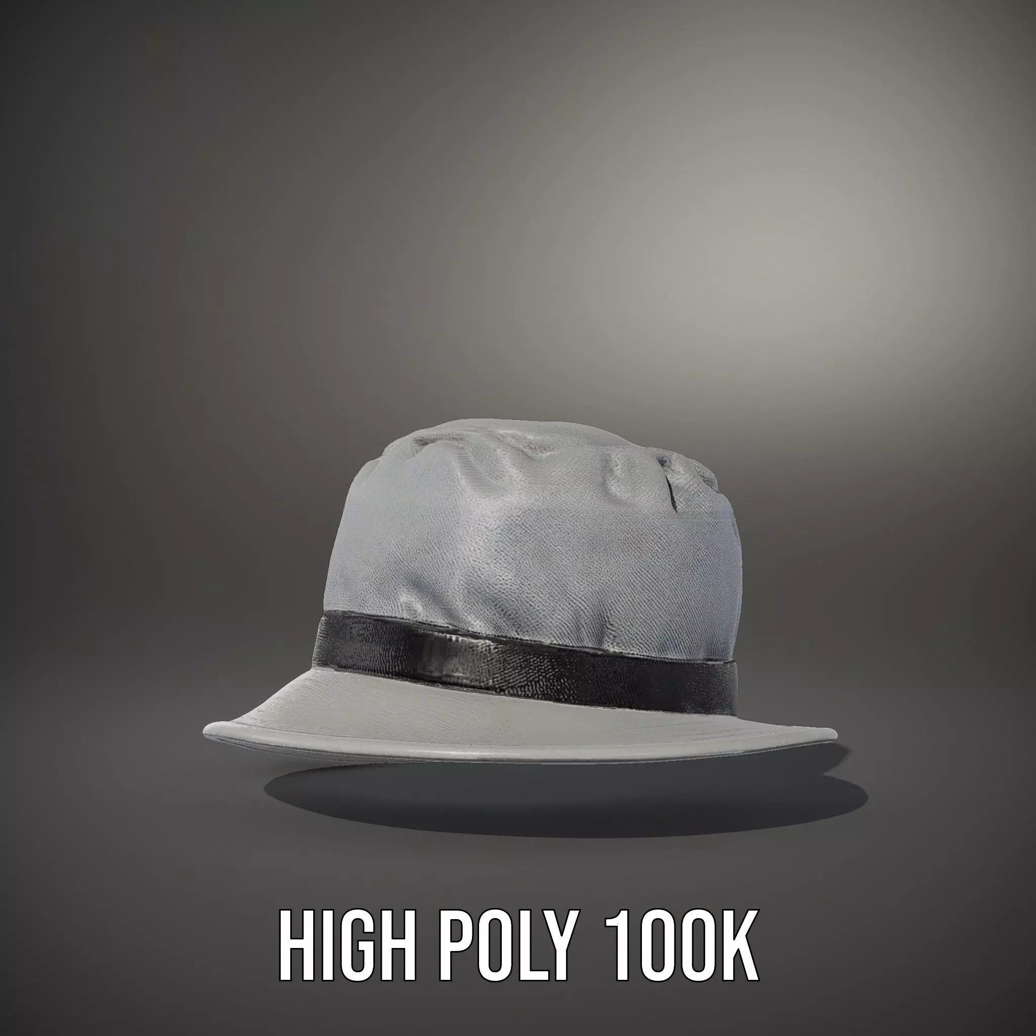 Canvas Bucket Hat model pack Low-poly 3D model_9