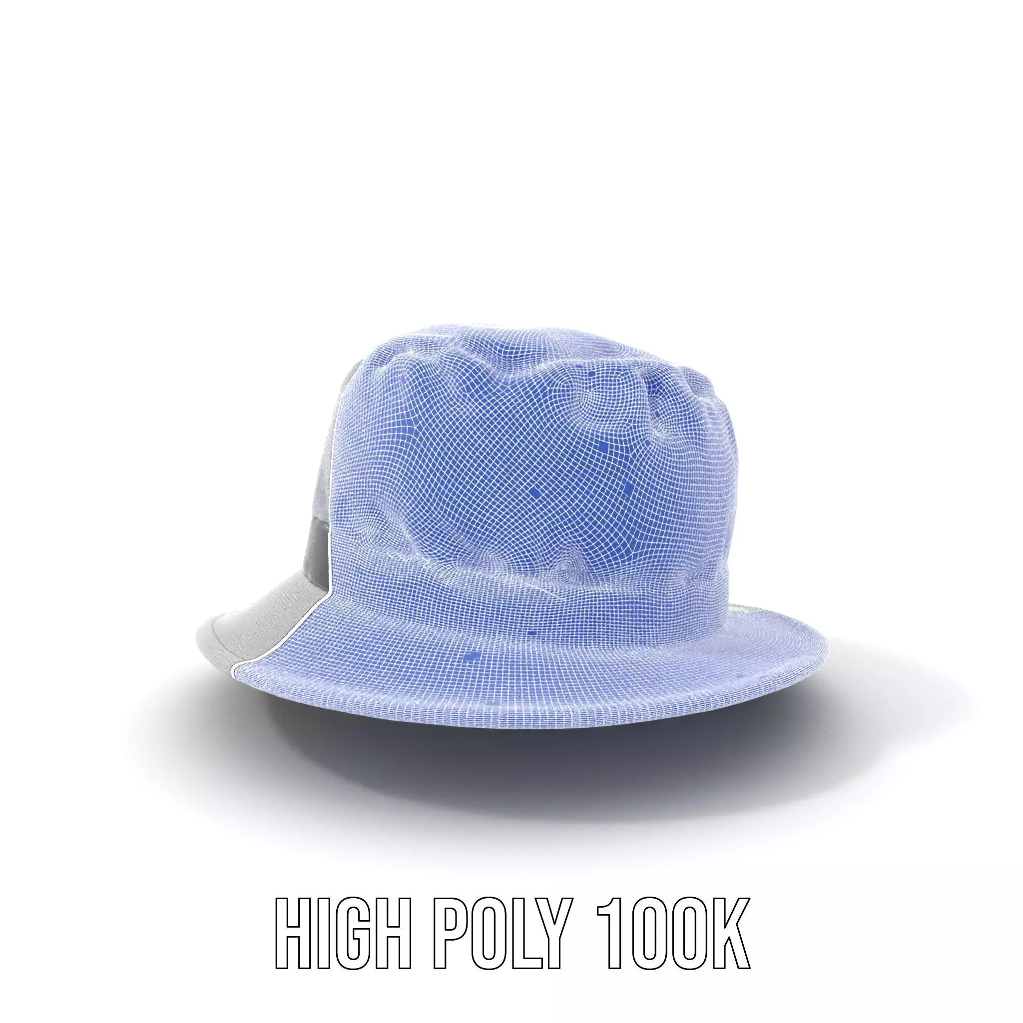 Canvas Bucket Hat model pack Low-poly 3D model_5