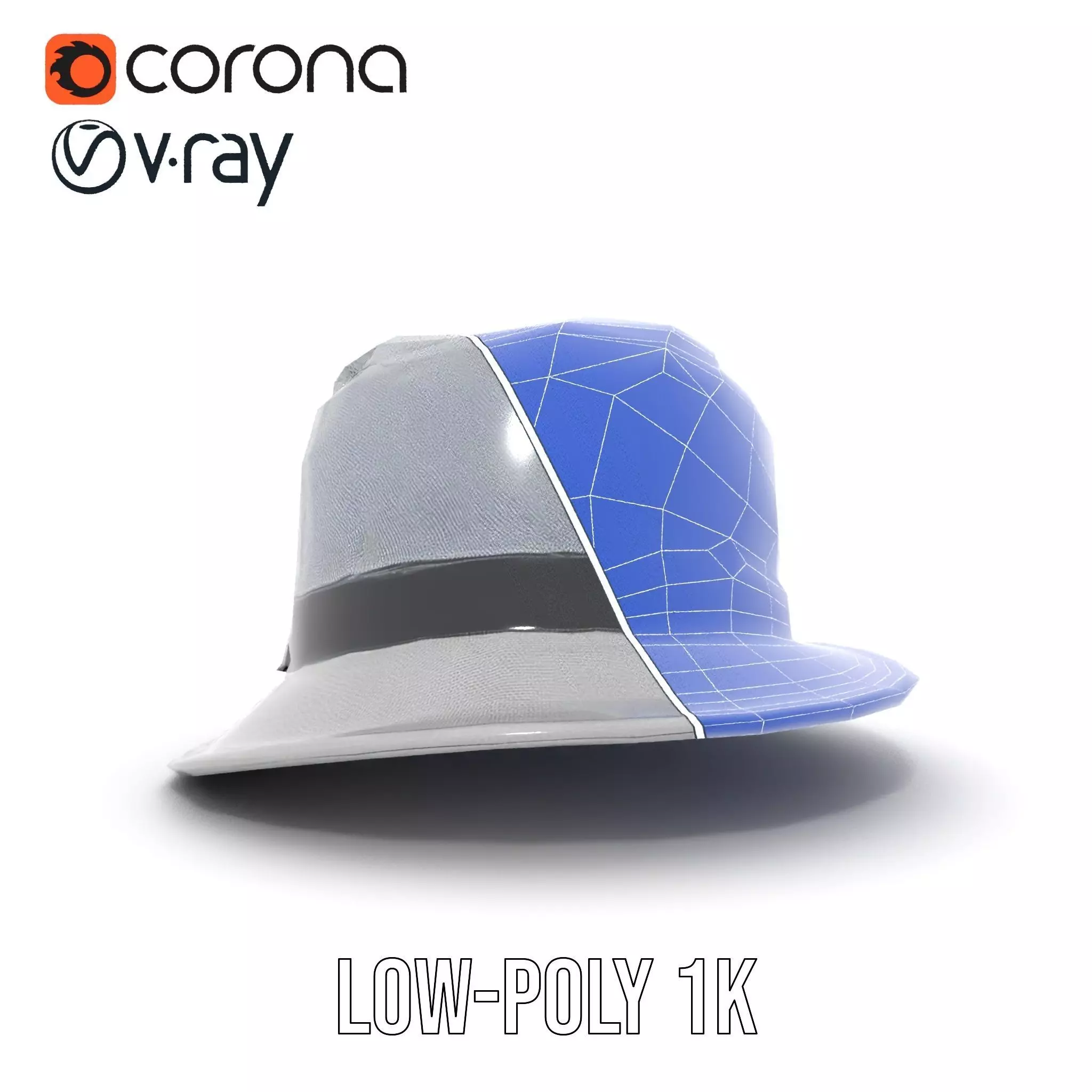 Canvas Bucket Hat model pack Low-poly 3D model_32
