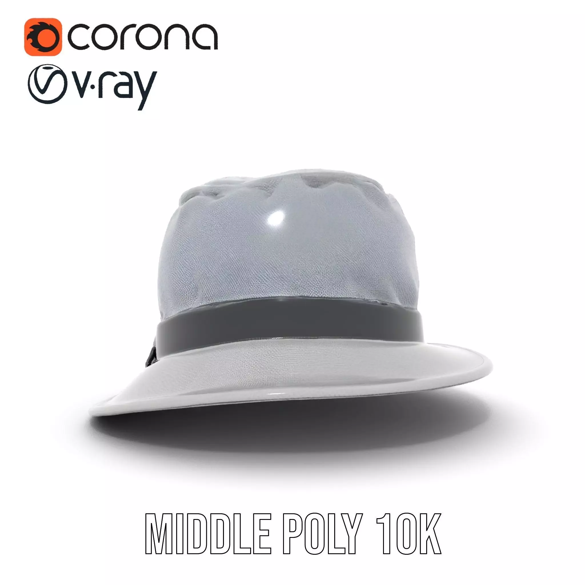 Canvas Bucket Hat model pack Low-poly 3D model_22