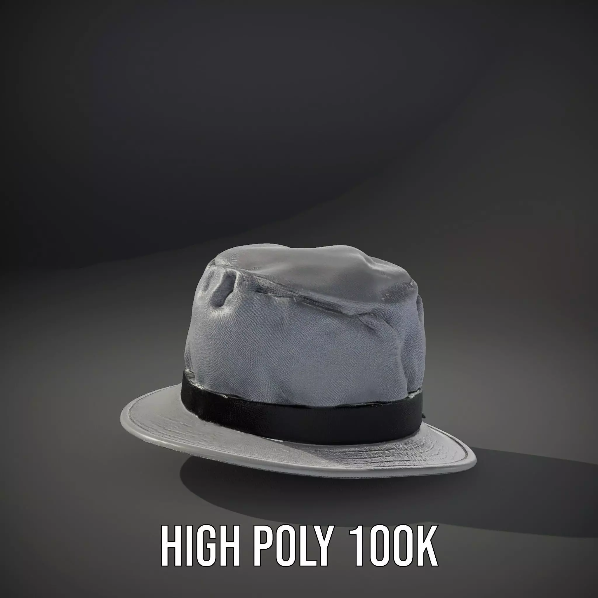 Canvas Bucket Hat model pack Low-poly 3D model_11