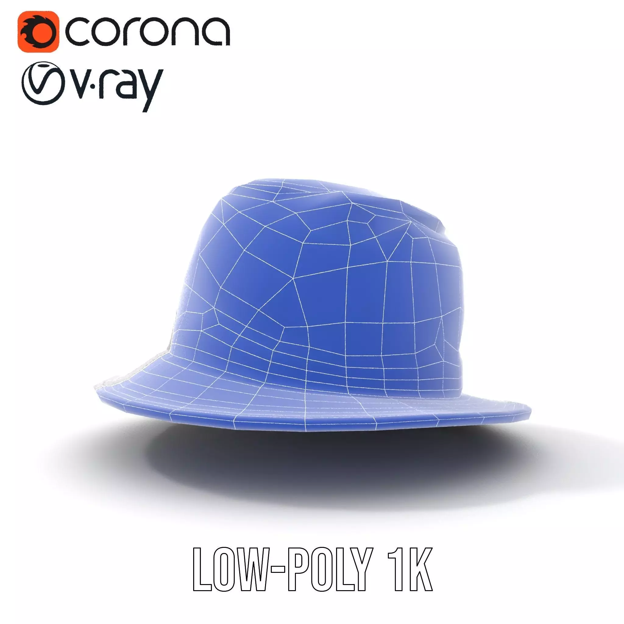 Canvas Bucket Hat model pack Low-poly 3D model_29