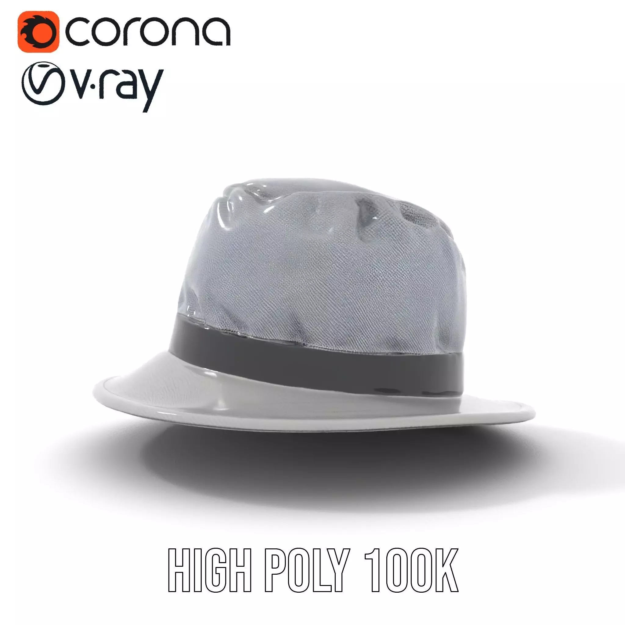 Canvas Bucket Hat model pack Low-poly 3D model_30