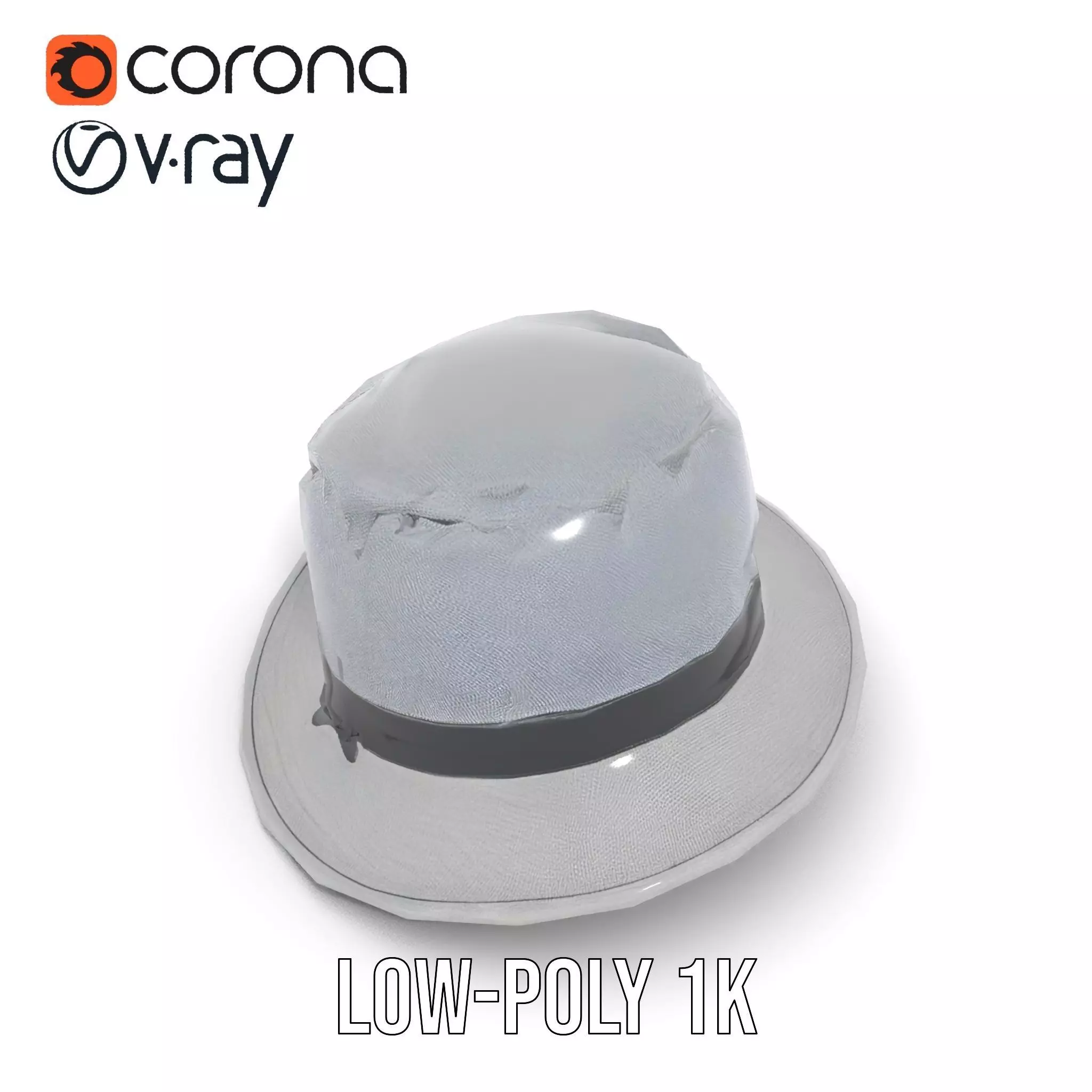 Canvas Bucket Hat model pack Low-poly 3D model_20