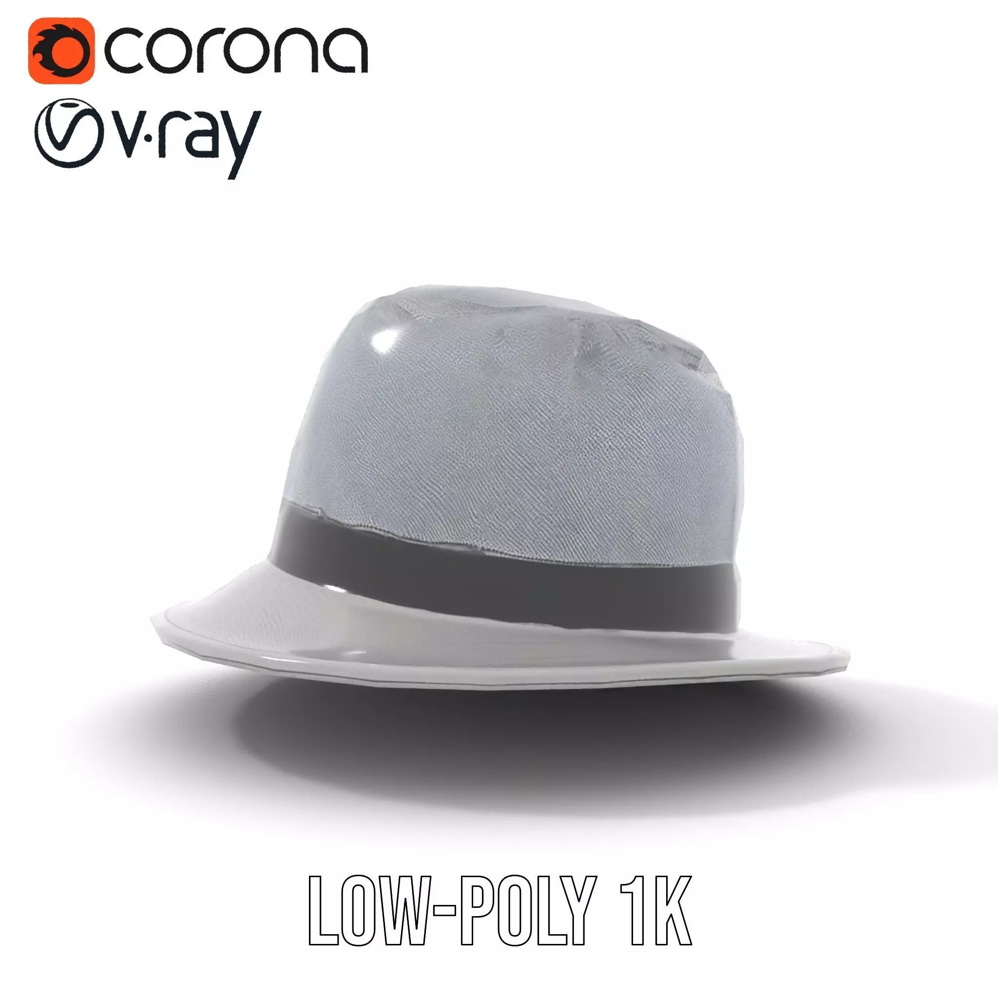 Canvas Bucket Hat model pack Low-poly 3D model_26