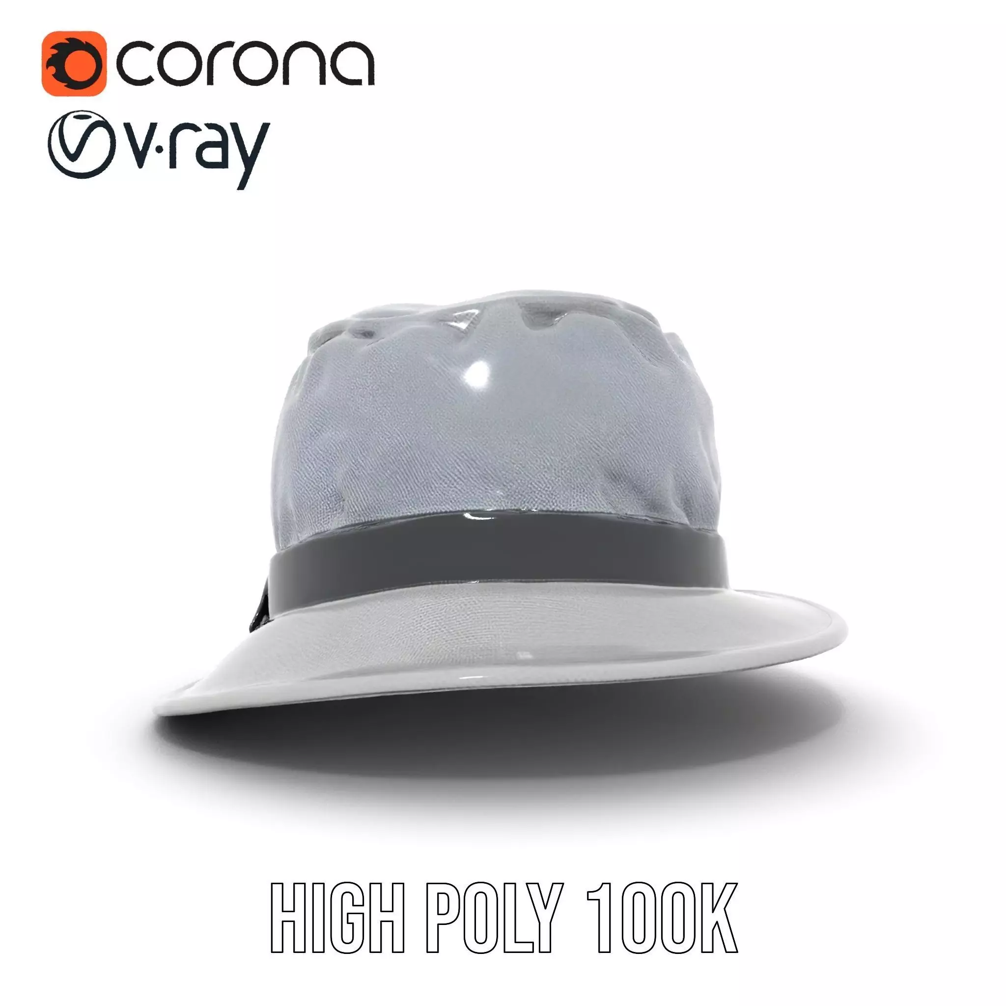 Canvas Bucket Hat model pack Low-poly 3D model_24