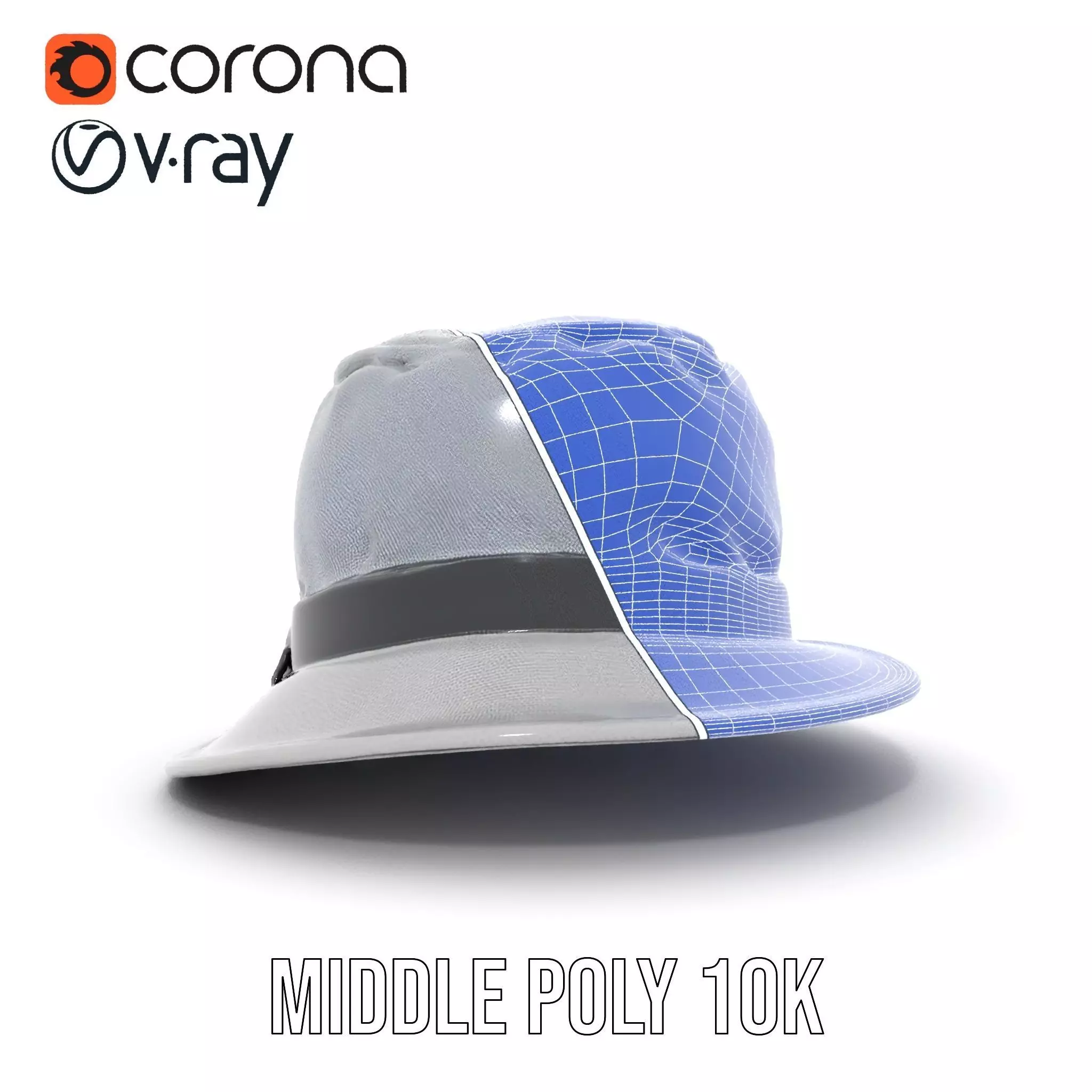 Canvas Bucket Hat model pack Low-poly 3D model_31