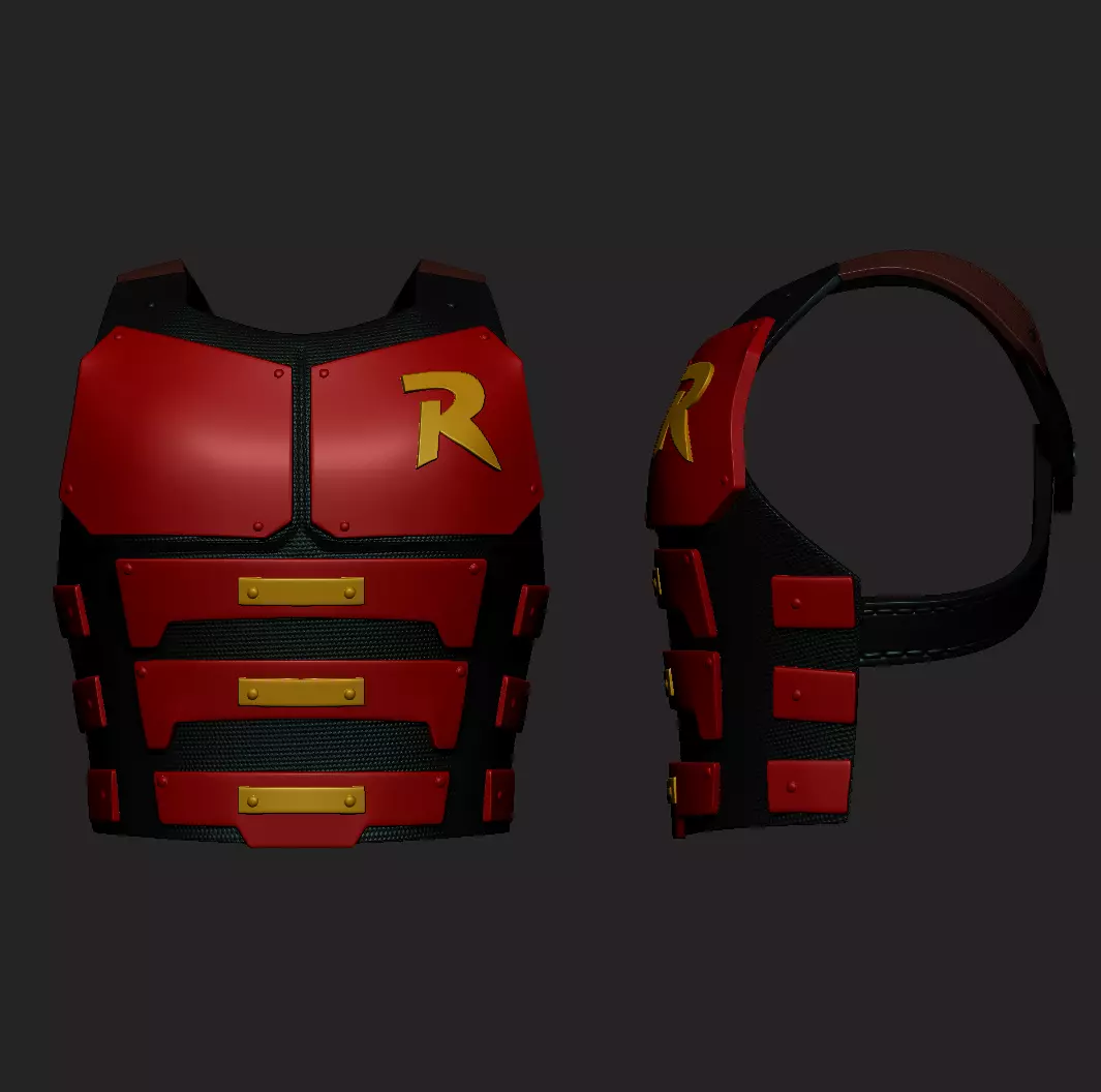 Robin chest armor one12 scale for Vtoy body 3D print model