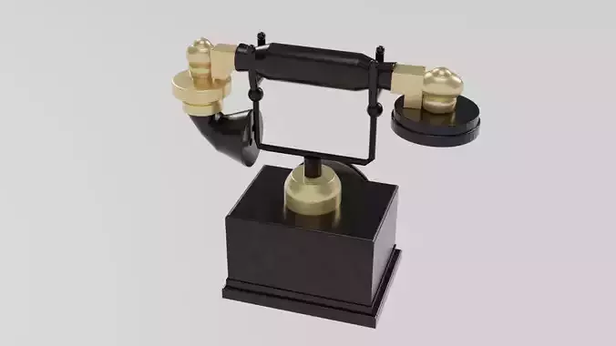 High Detail Classic Telephone 