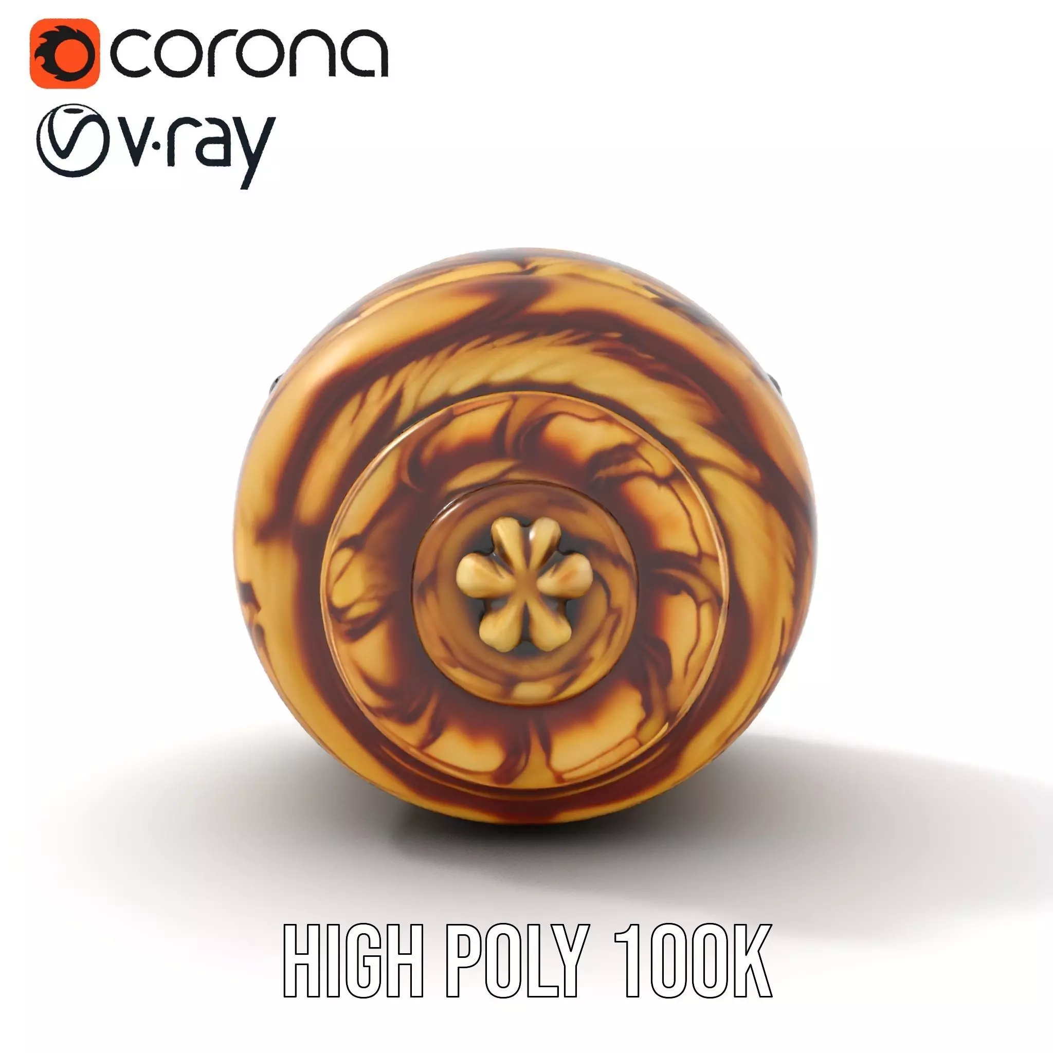Spiral Seashell model pack Low-poly 3D model_33