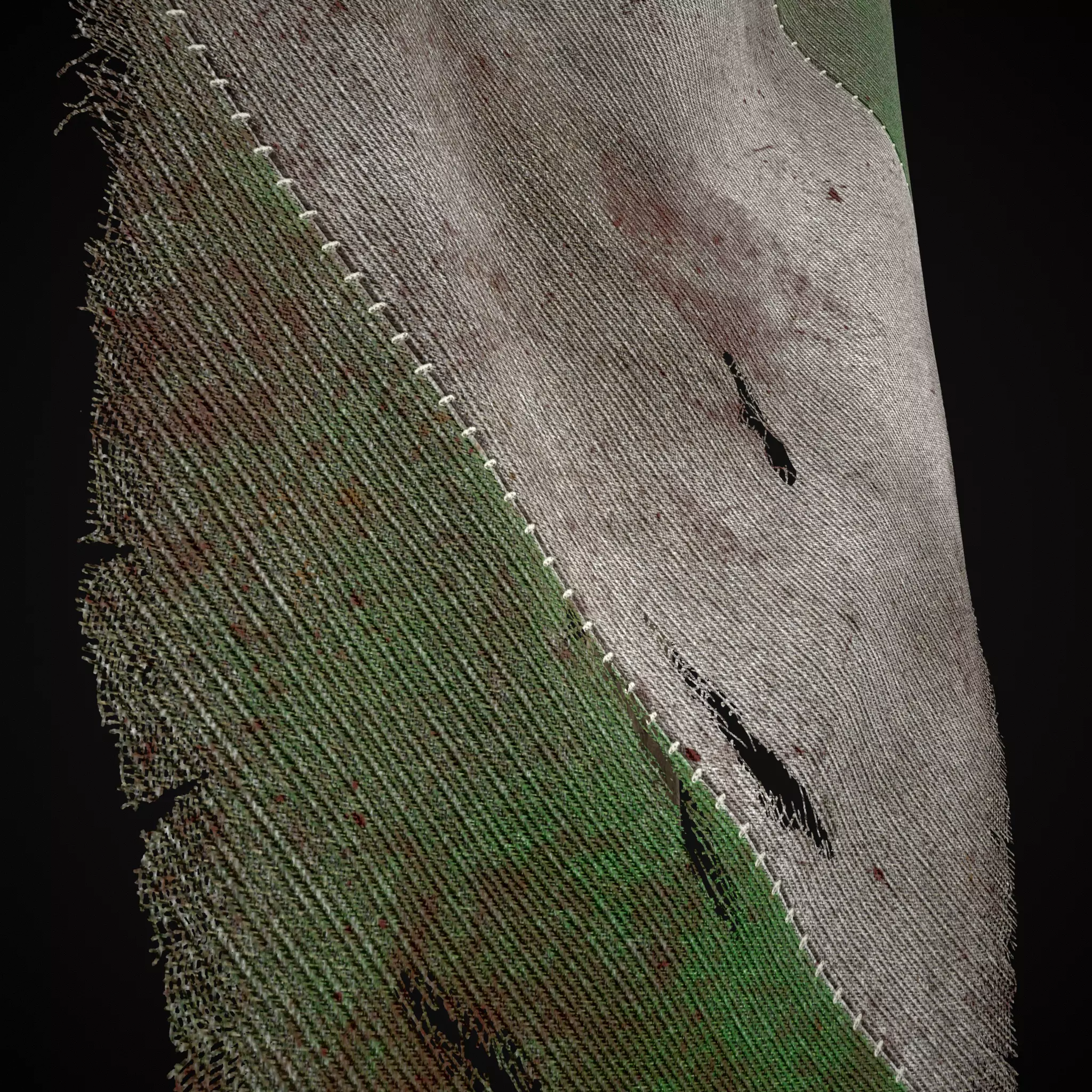 GW War Banner Low-poly 3D model_11