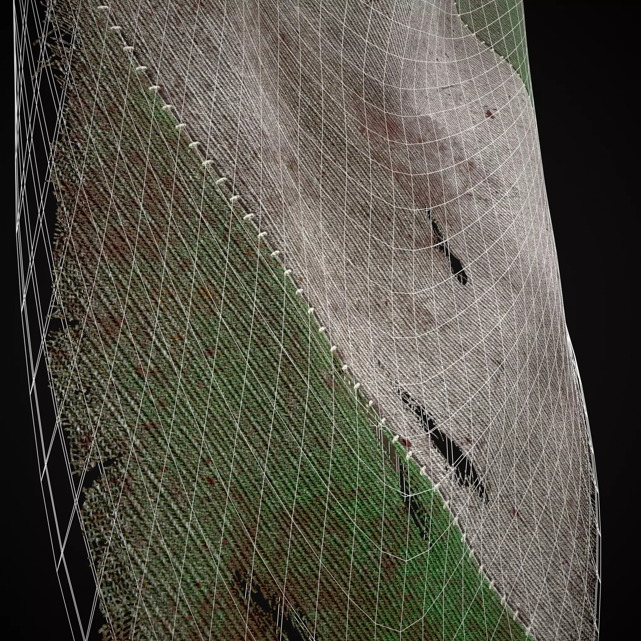 GW War Banner Low-poly 3D model_12