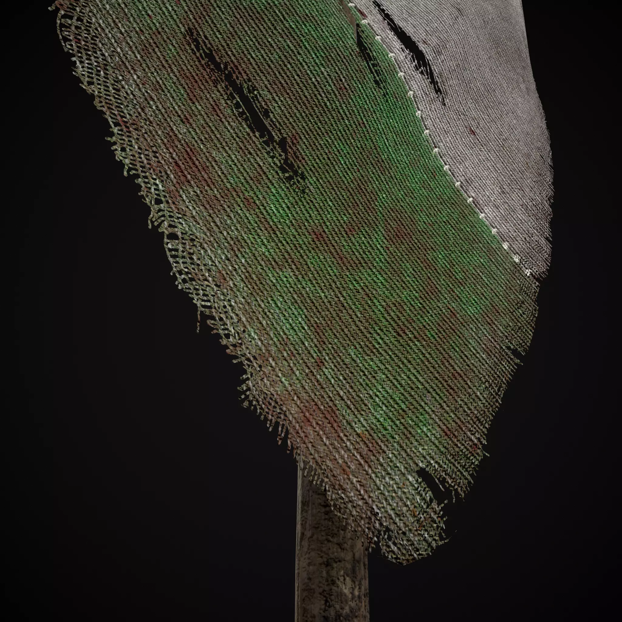 GW War Banner Low-poly 3D model_13