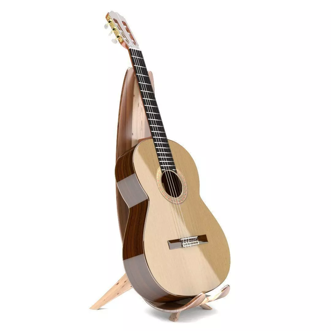 Ramirez classic guitar Free 3D model_0