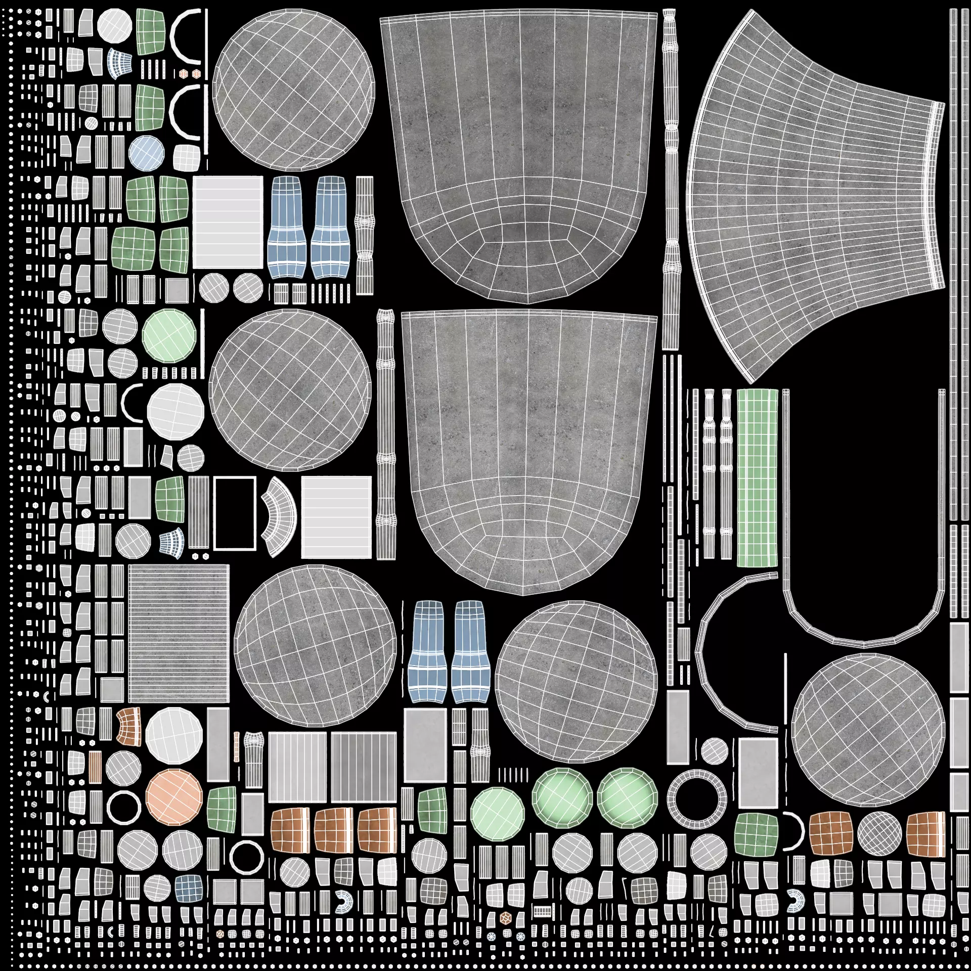 Nuclear Reactor V1 - Power Plant Low-poly 3D model_9