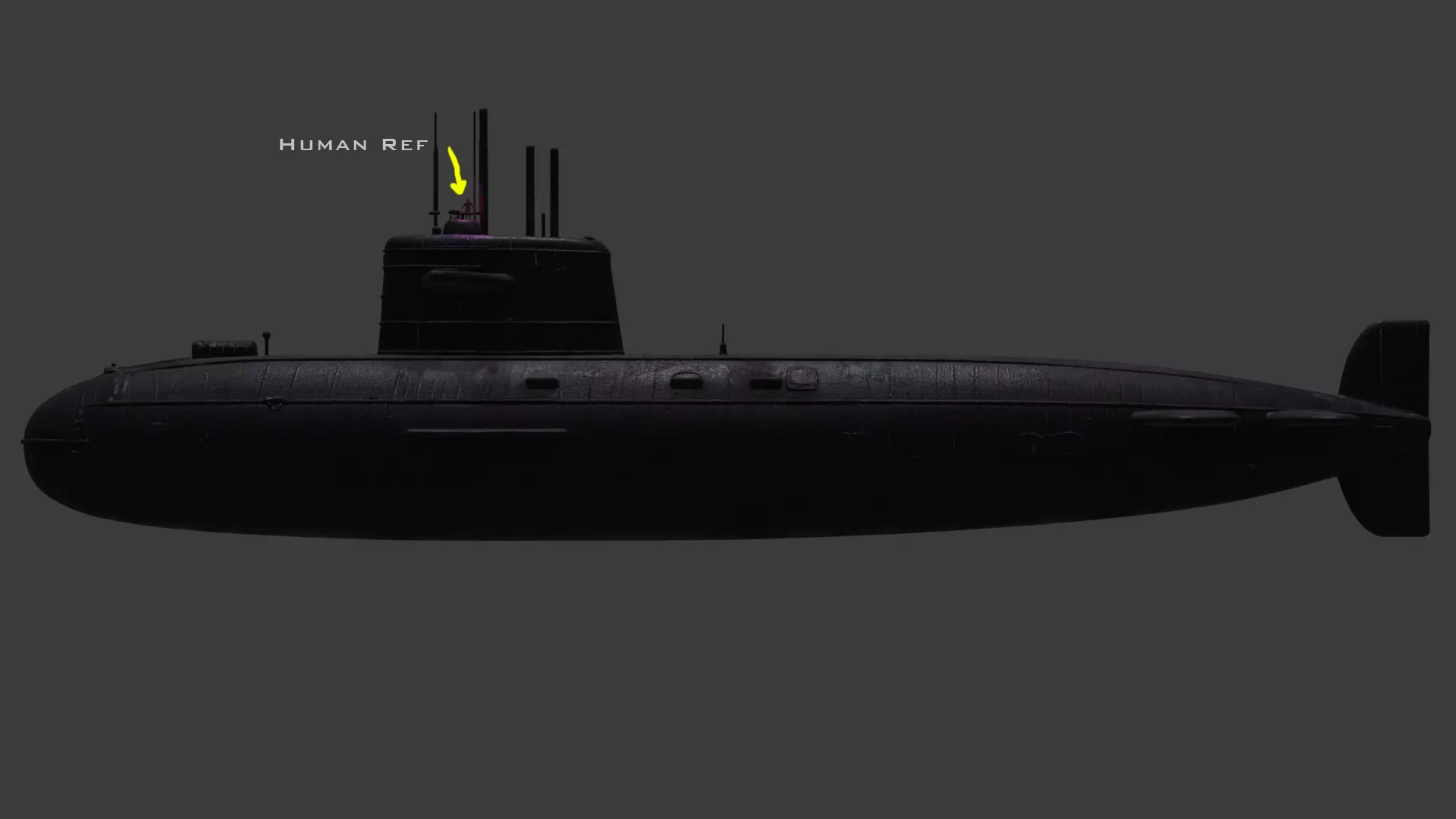 Naval Submarine Watercraft 4K PBR 3D model_4