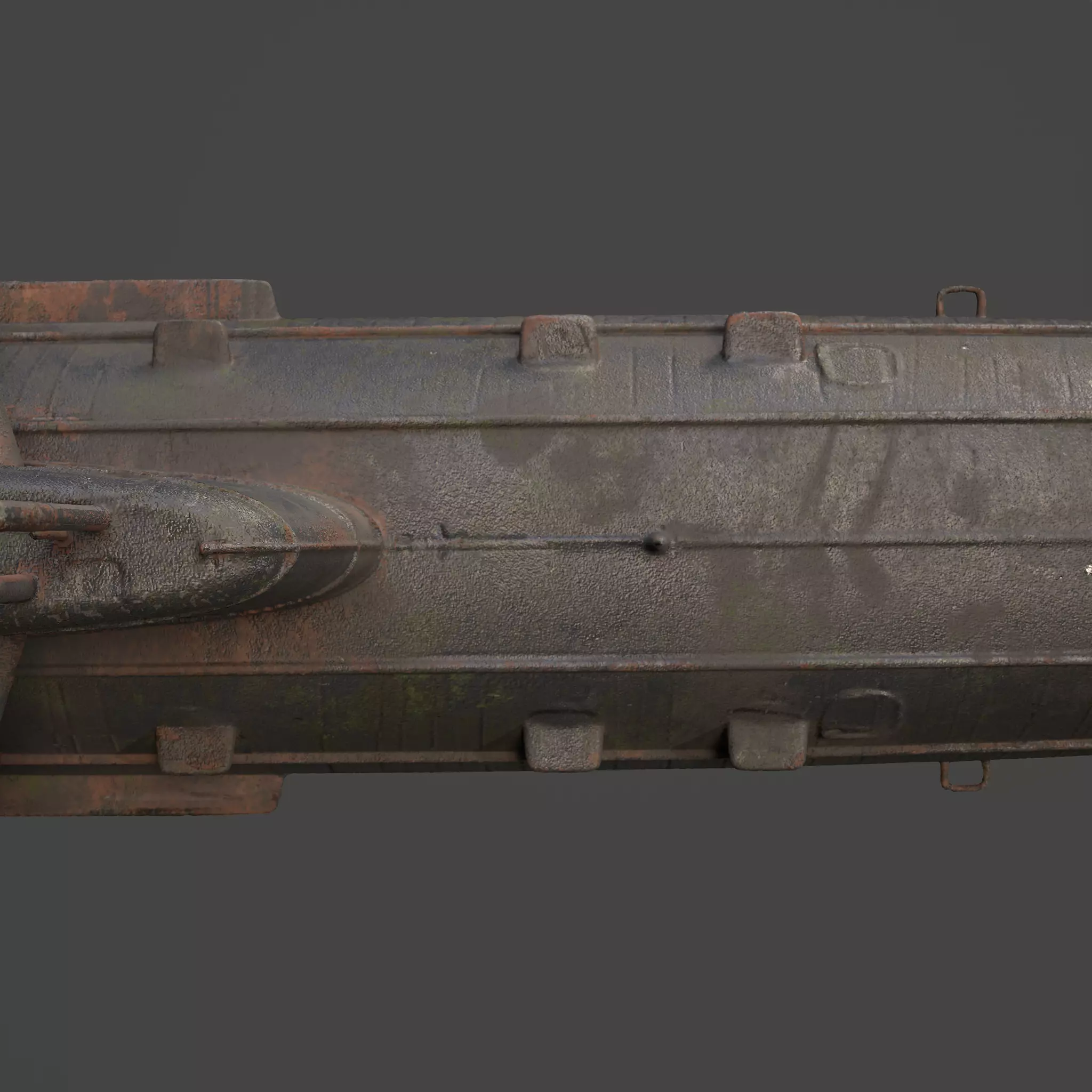 Naval Submarine Watercraft 4K PBR 3D model_13