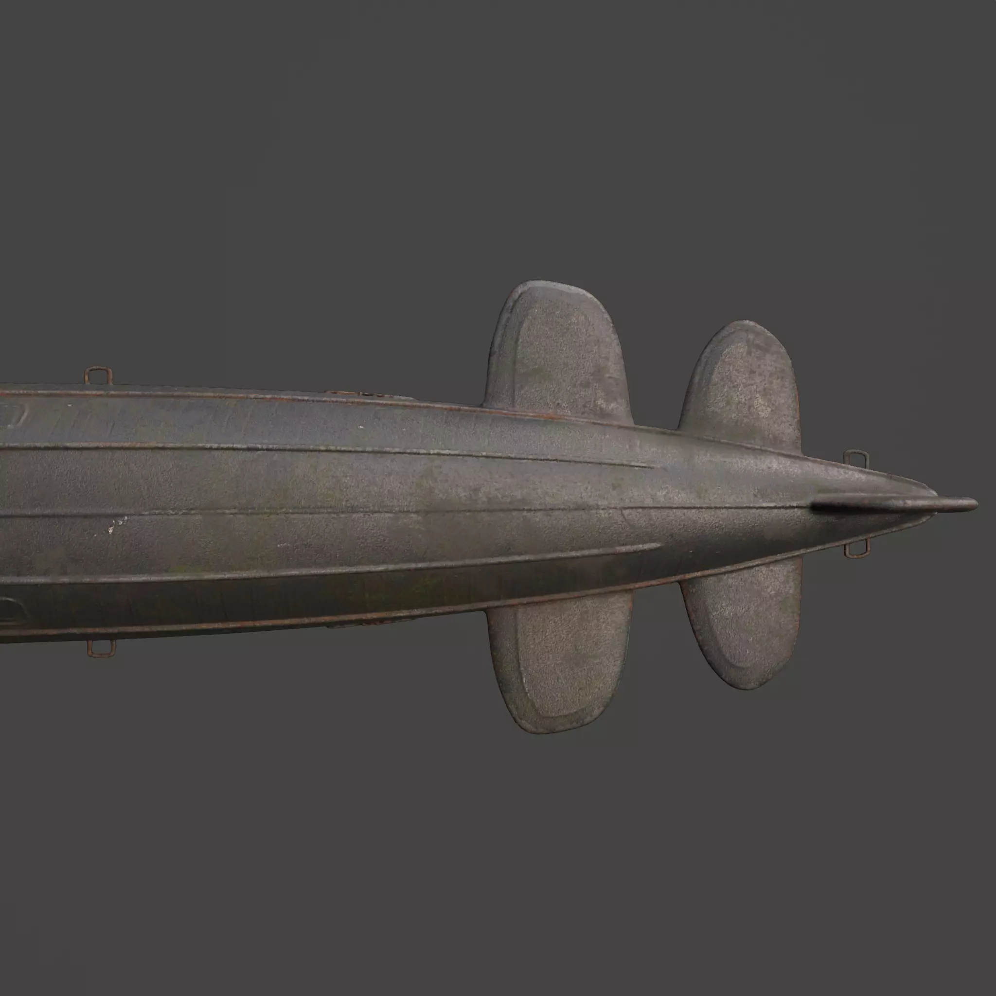 Naval Submarine Watercraft 4K PBR 3D model_12