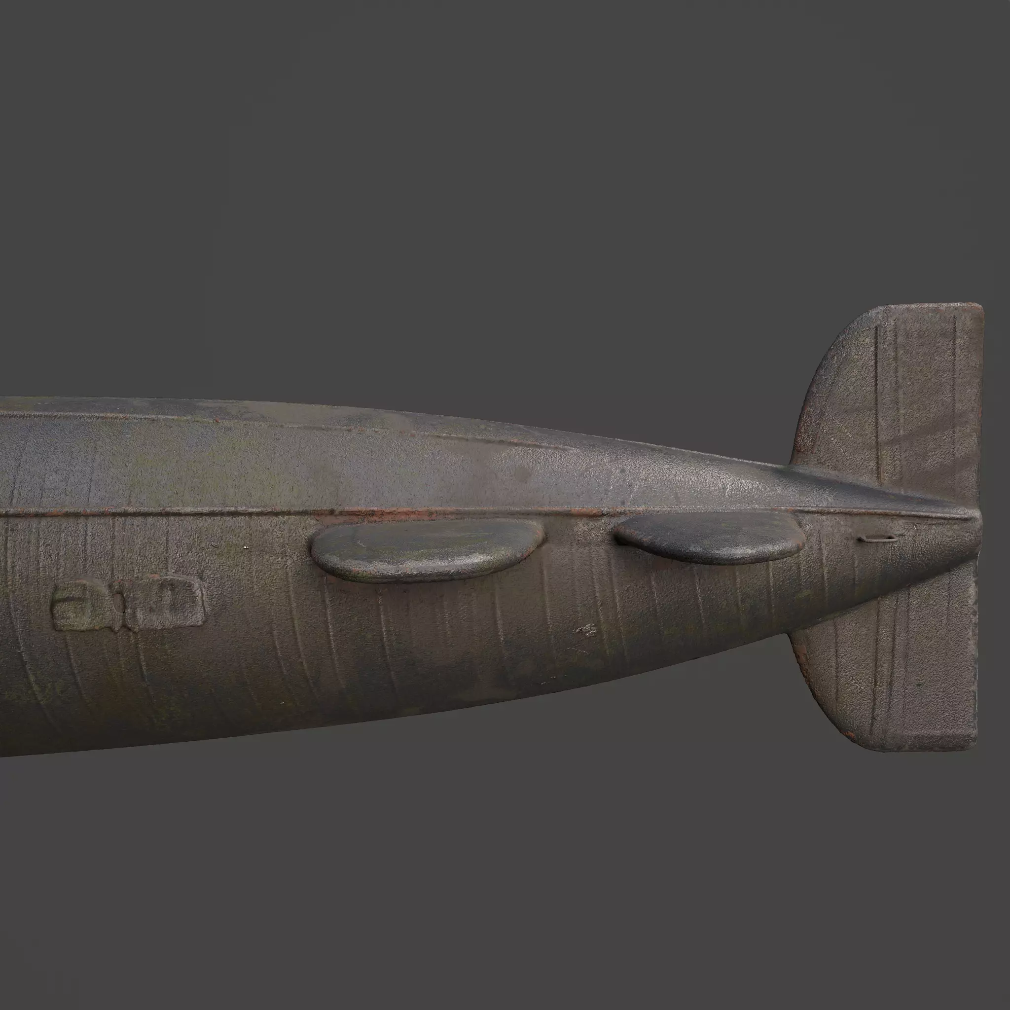 Naval Submarine Watercraft 4K PBR 3D model_8