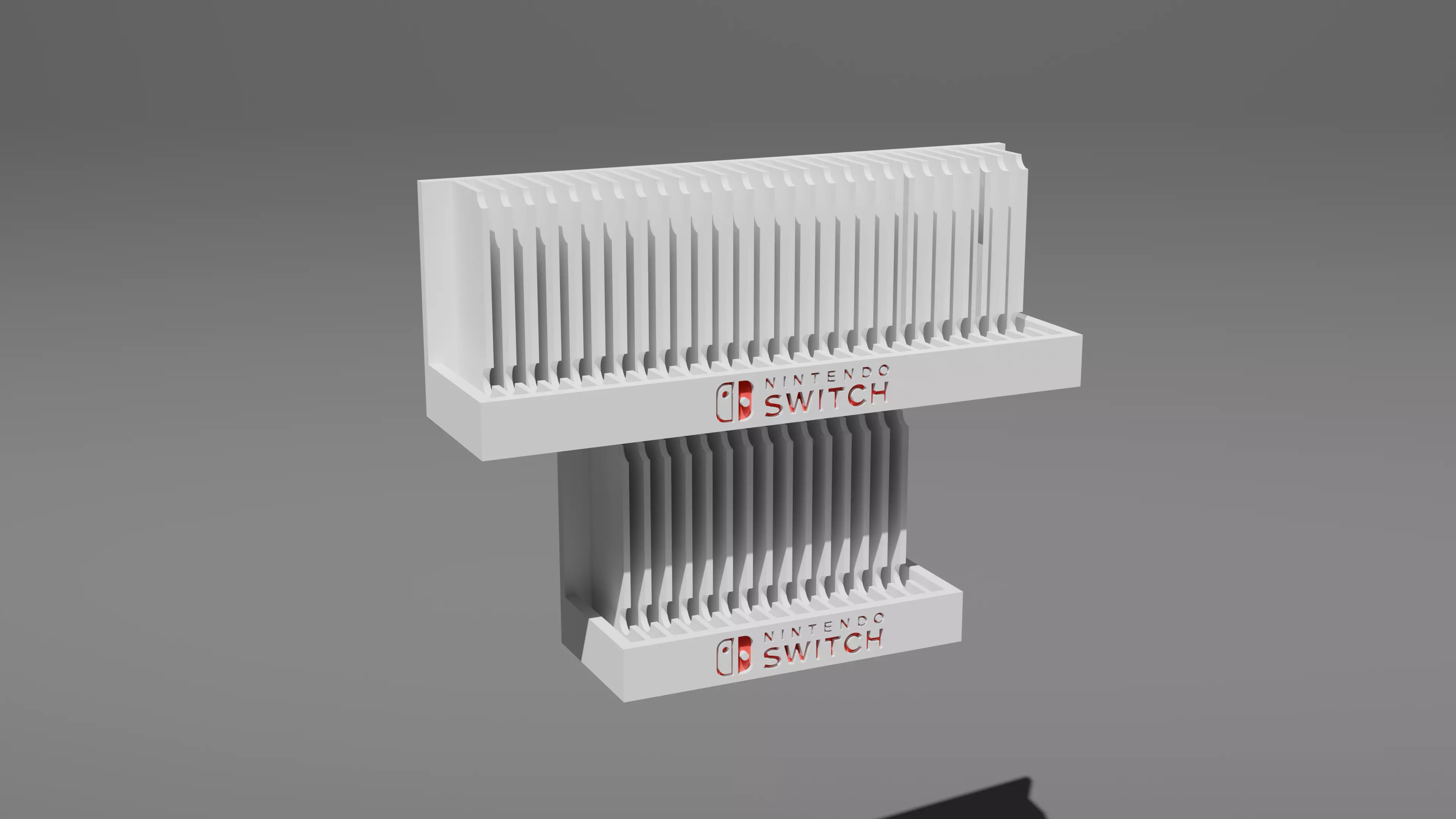 Nintendo Game Stand - modular 3D print model_4