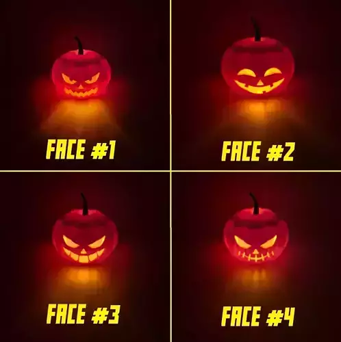 Jack O Lantern Lantern STL Set 3D print model