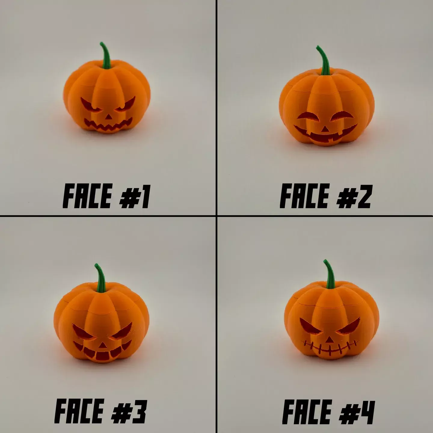 Jack O Lantern Lantern STL Set 3D print model_1