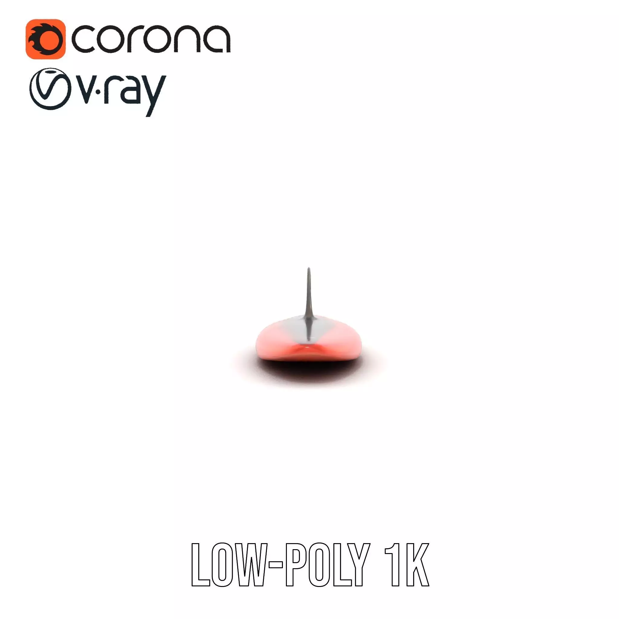 Red Speed Surfboard model pack Low-poly 3D model_19