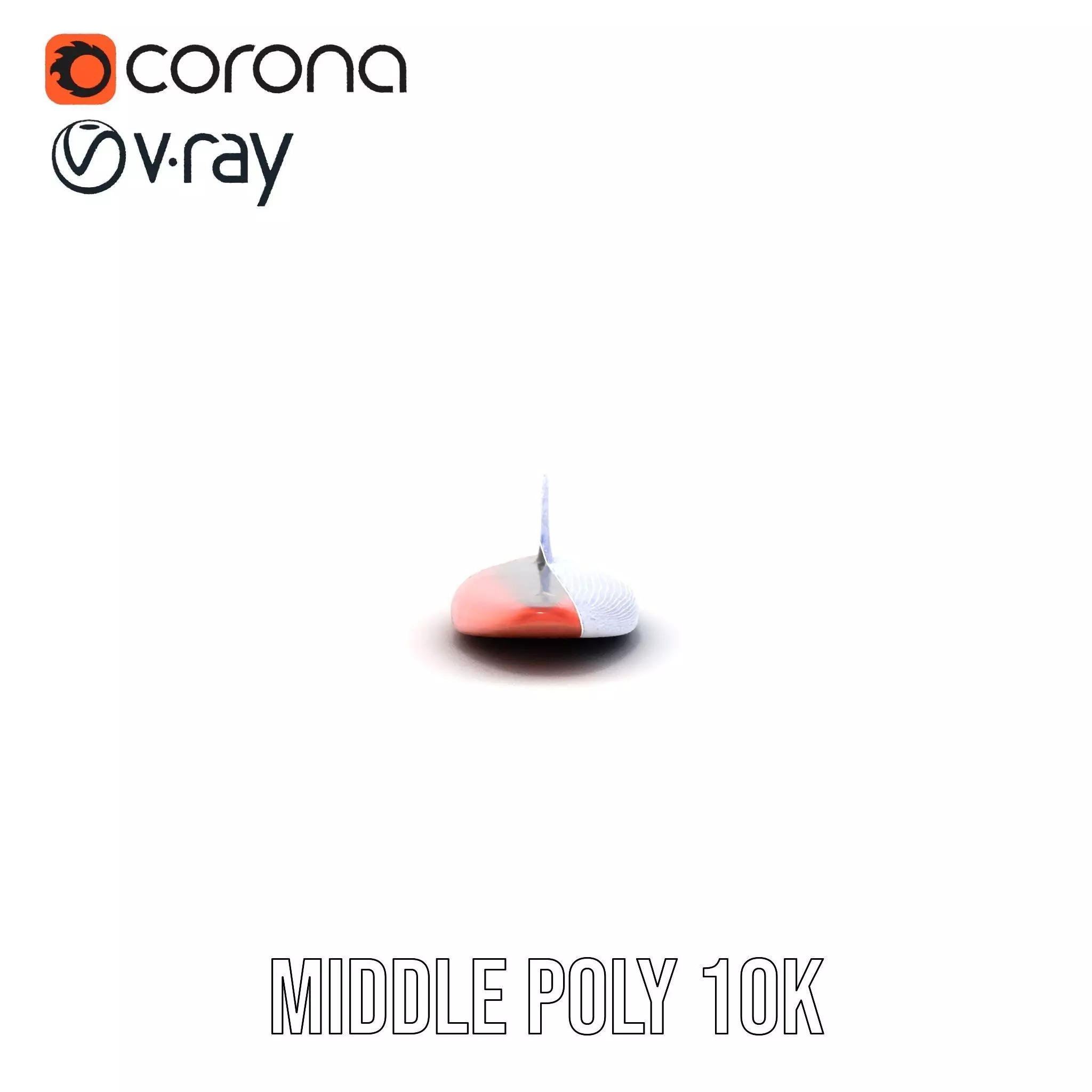 Red Speed Surfboard model pack Low-poly 3D model_13